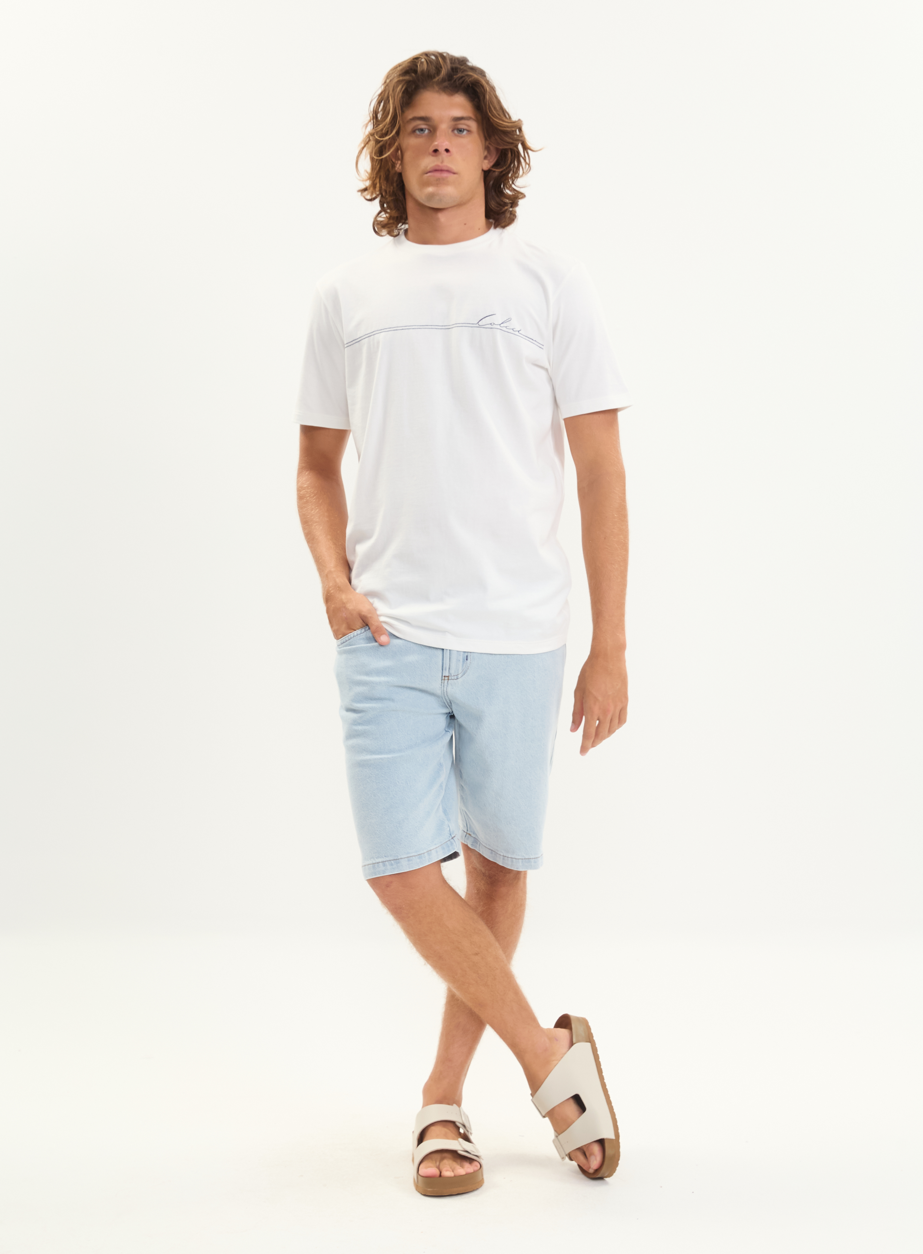BERMUDA JEANS DAVI 36 INDIGO