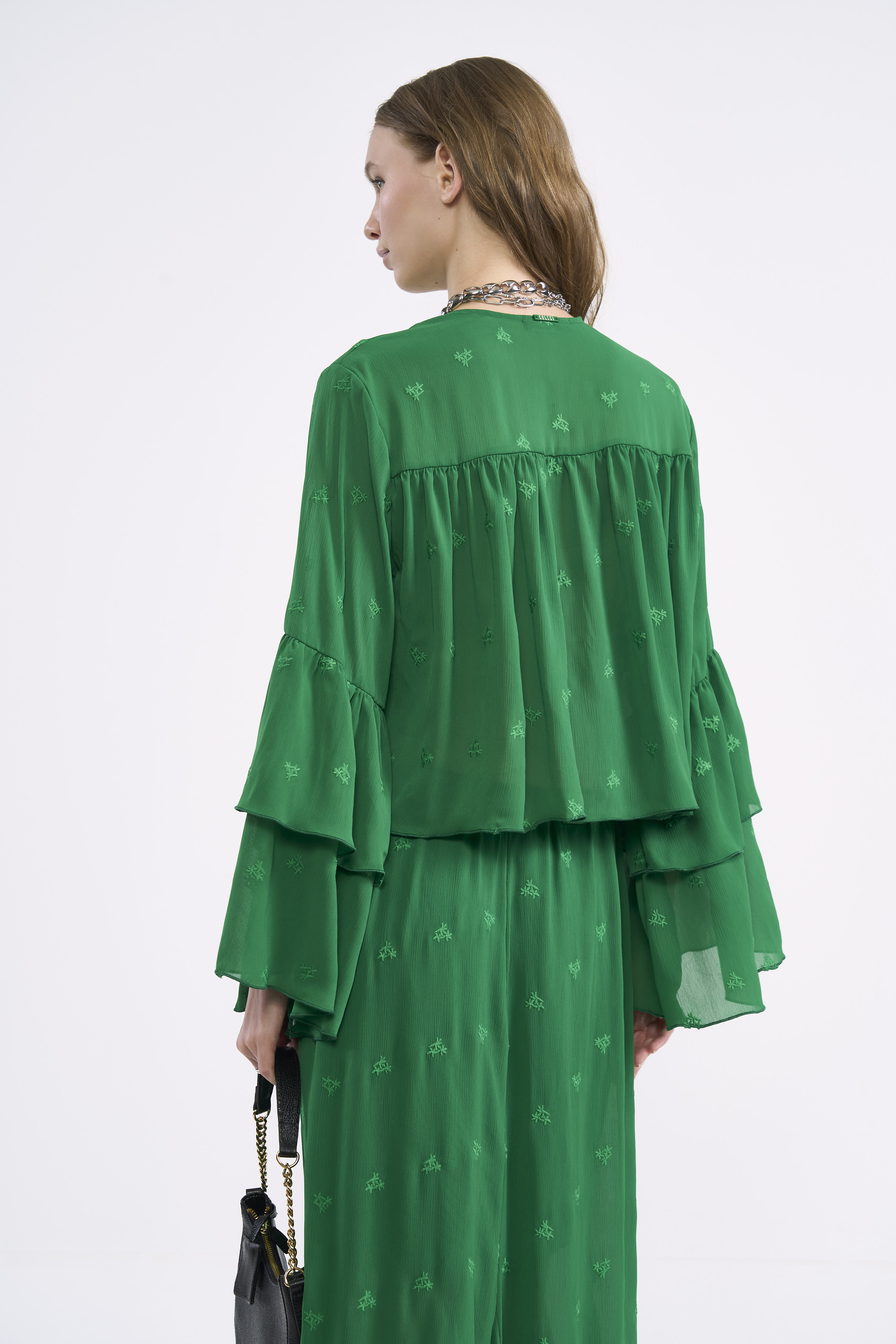 BLUSA BORDADA M VERDE VANITY