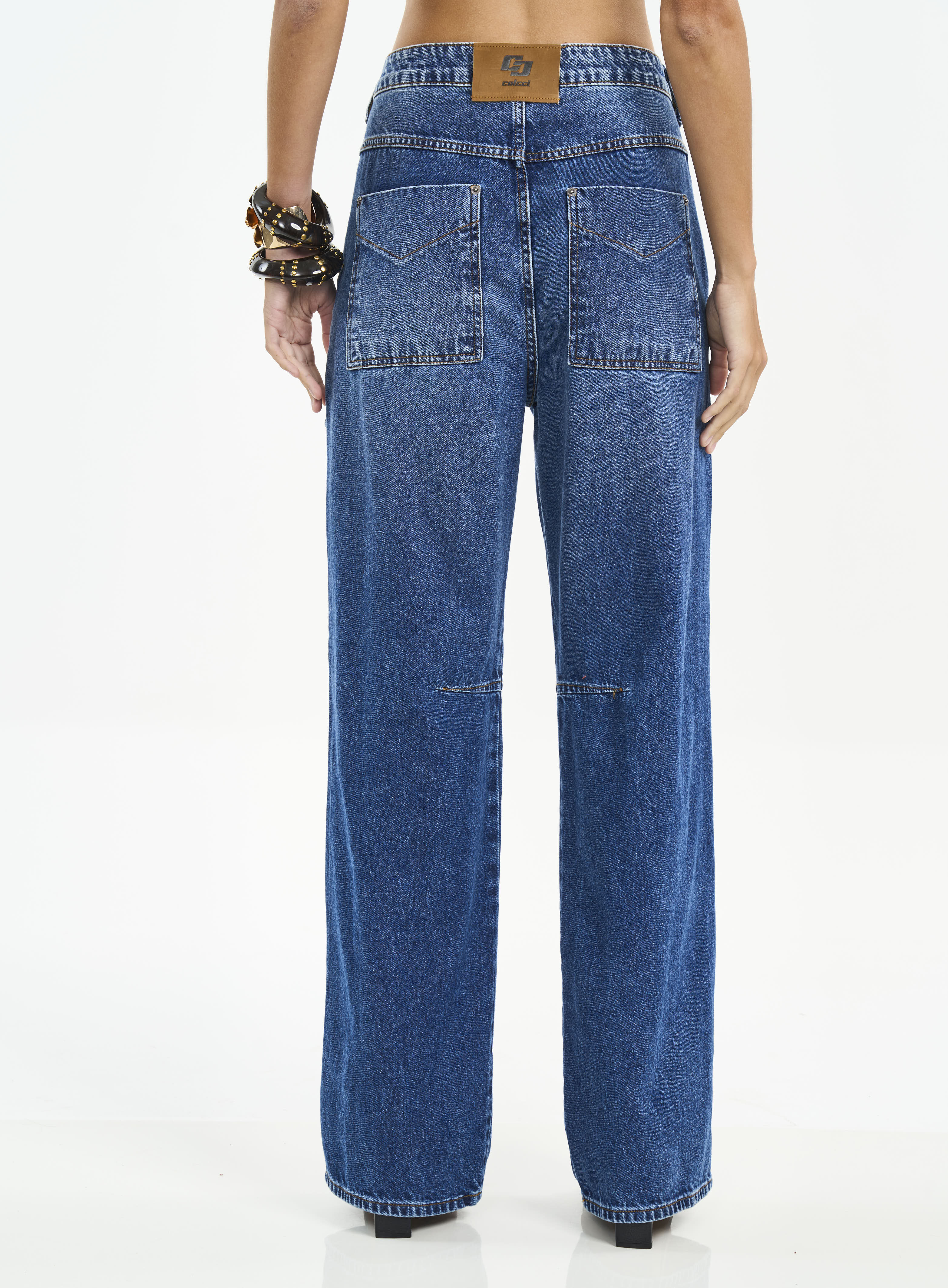 CALÇA JEANS BRUNA LOW 36 INDIGO