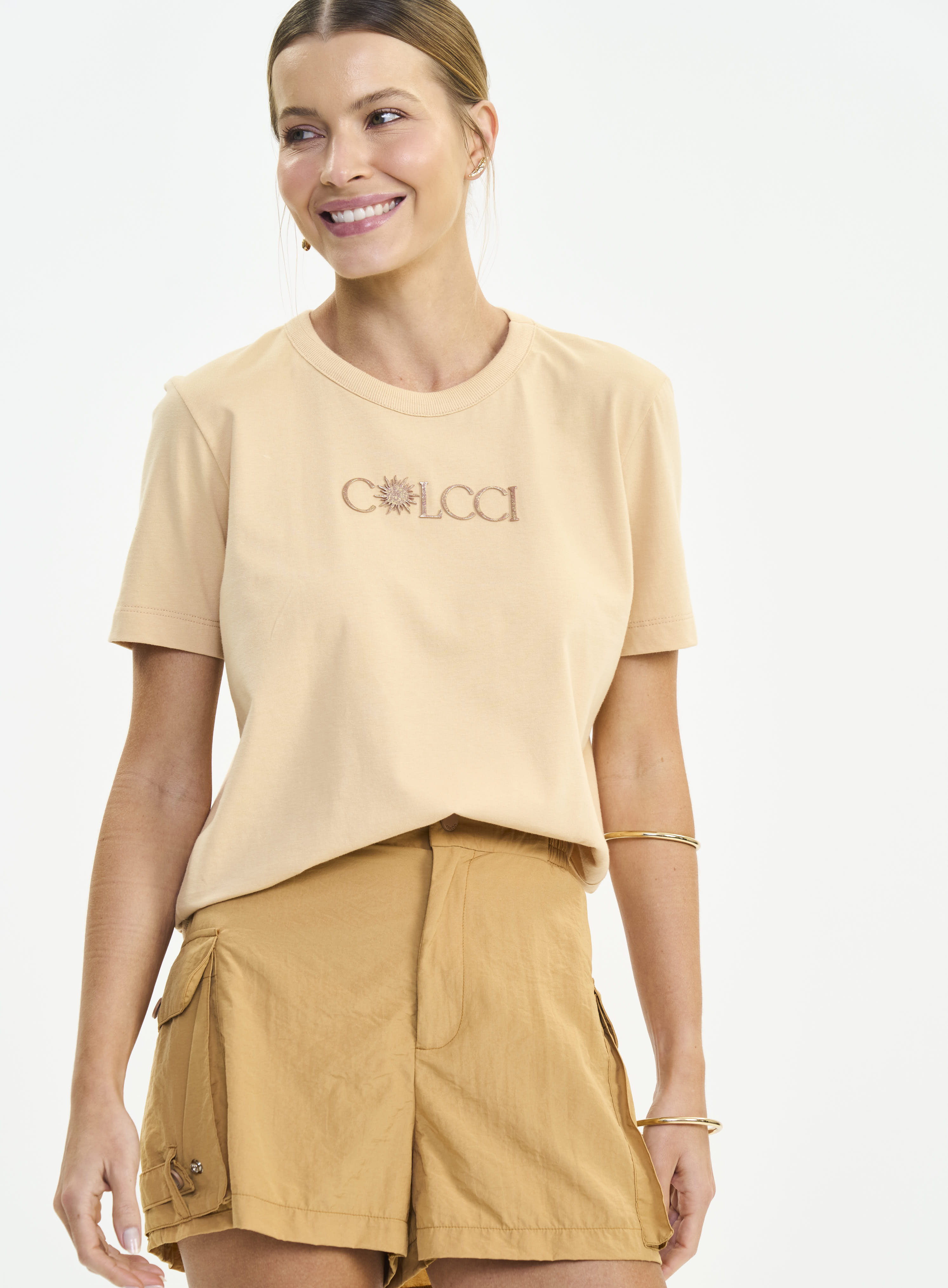 CAMISETA COLCCI P BEGE BIENTO