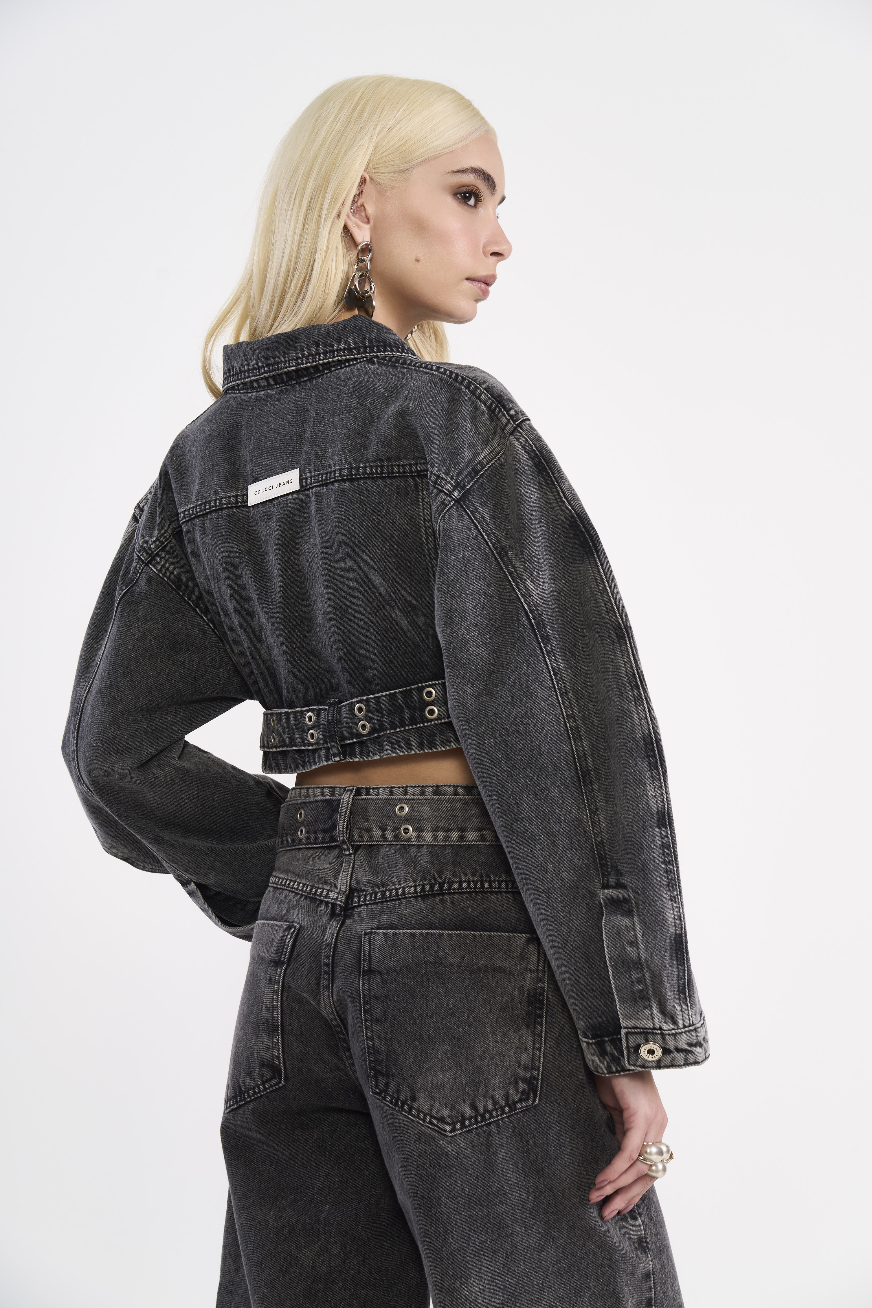 JAQUETA JEANS M IND.PRETO