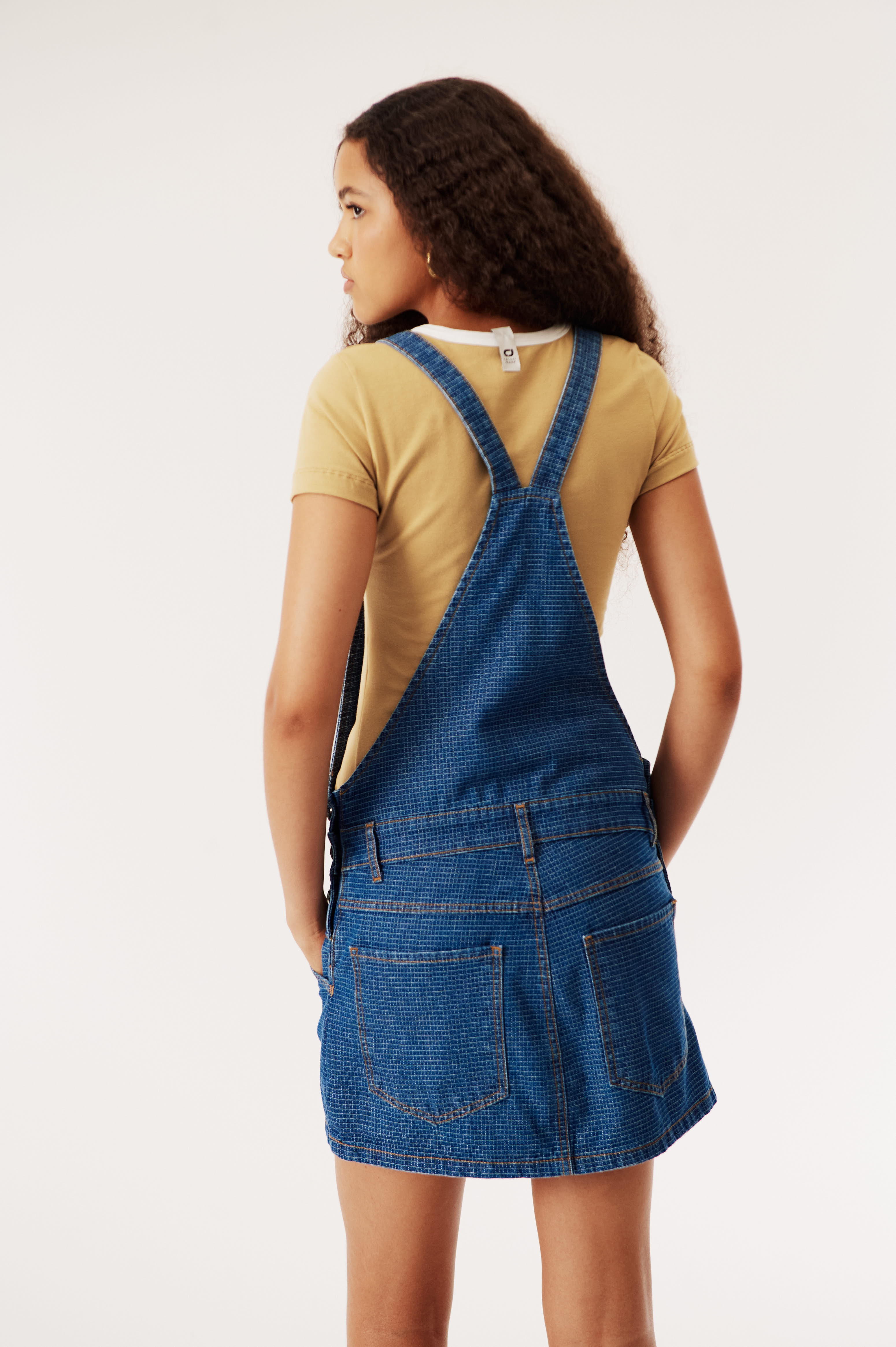 SALOPETE JEANS MAQUINETADA P INDIGO