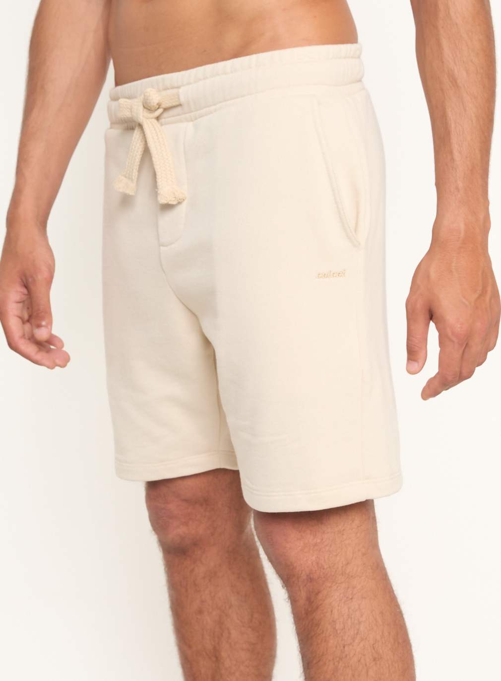 BERMUDA MOLETOM G BEGE TAUPE