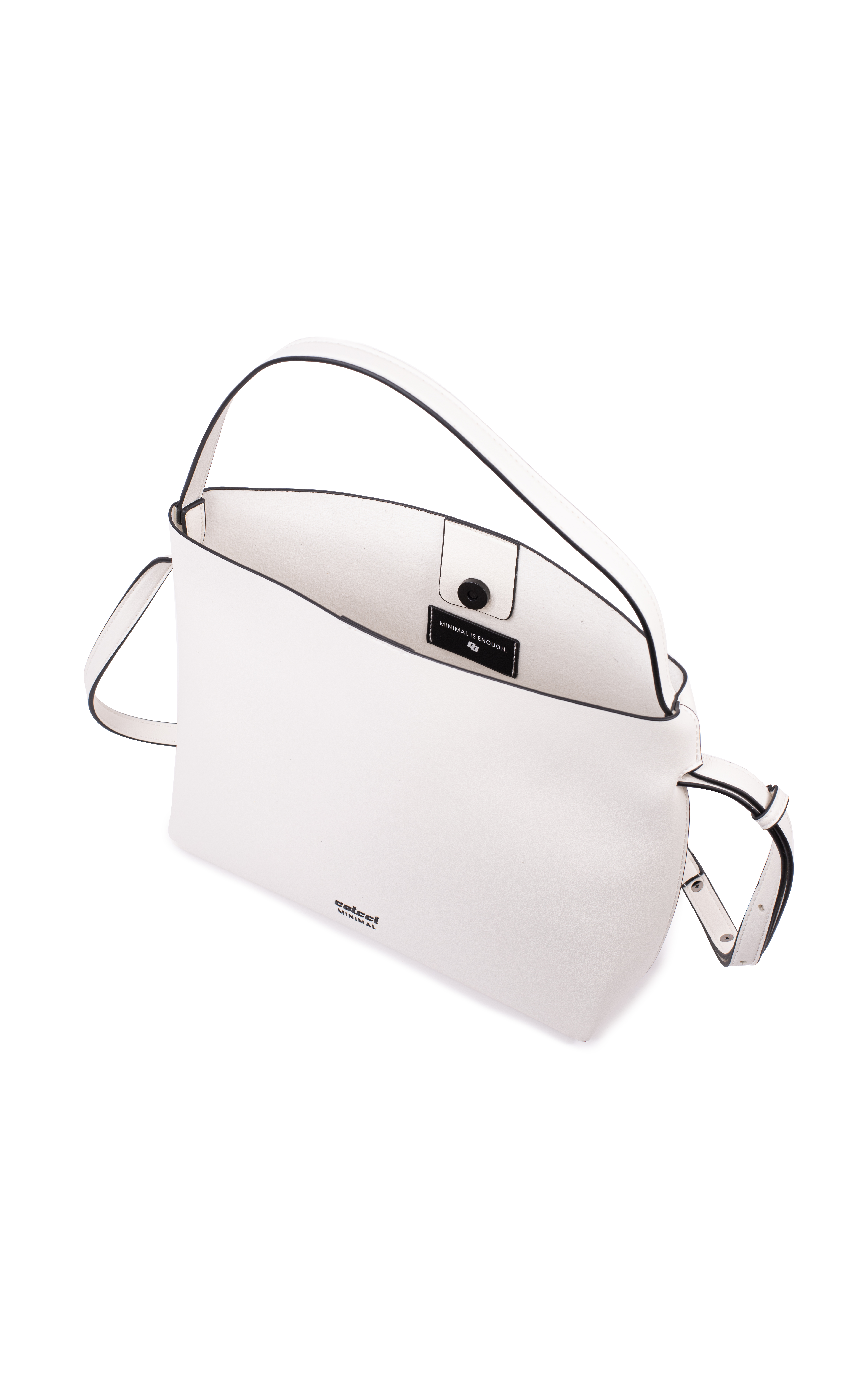 BOLSA COLCCI FEM SHOPPING BAG MINIMAL U PRETO