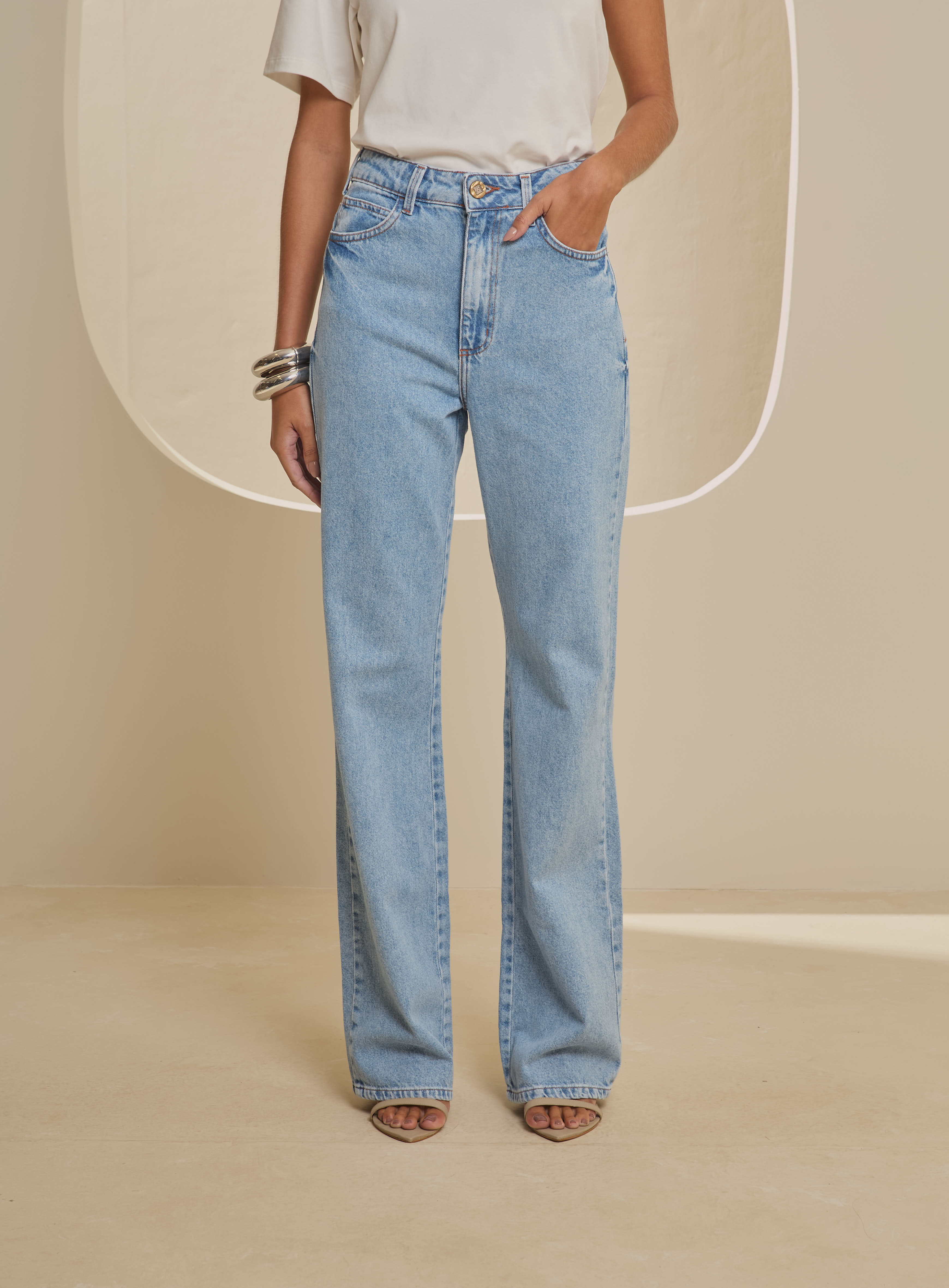 CALÇA JEANS BELLA 38 INDIGO