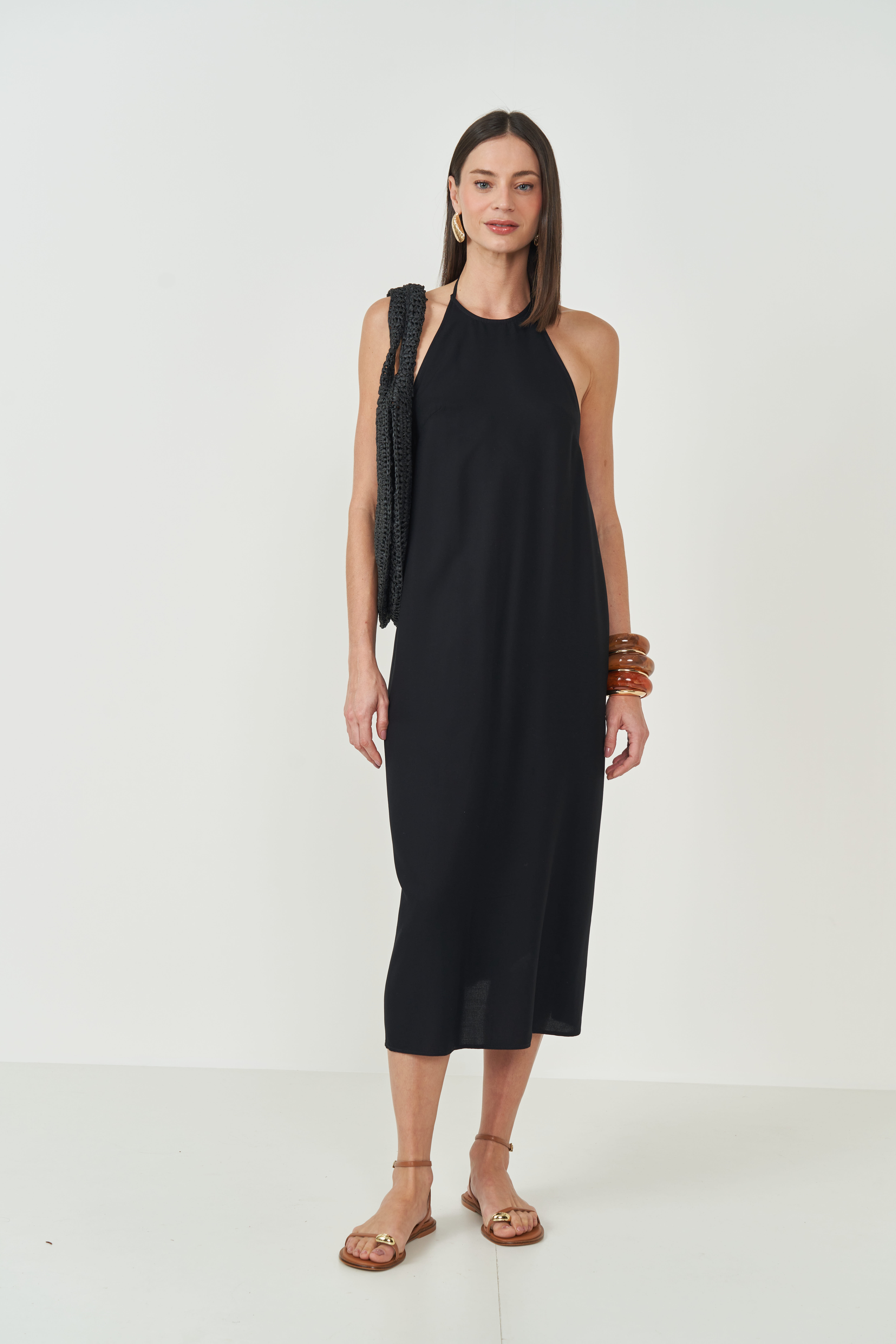 VESTIDO COLCCI G PRETO