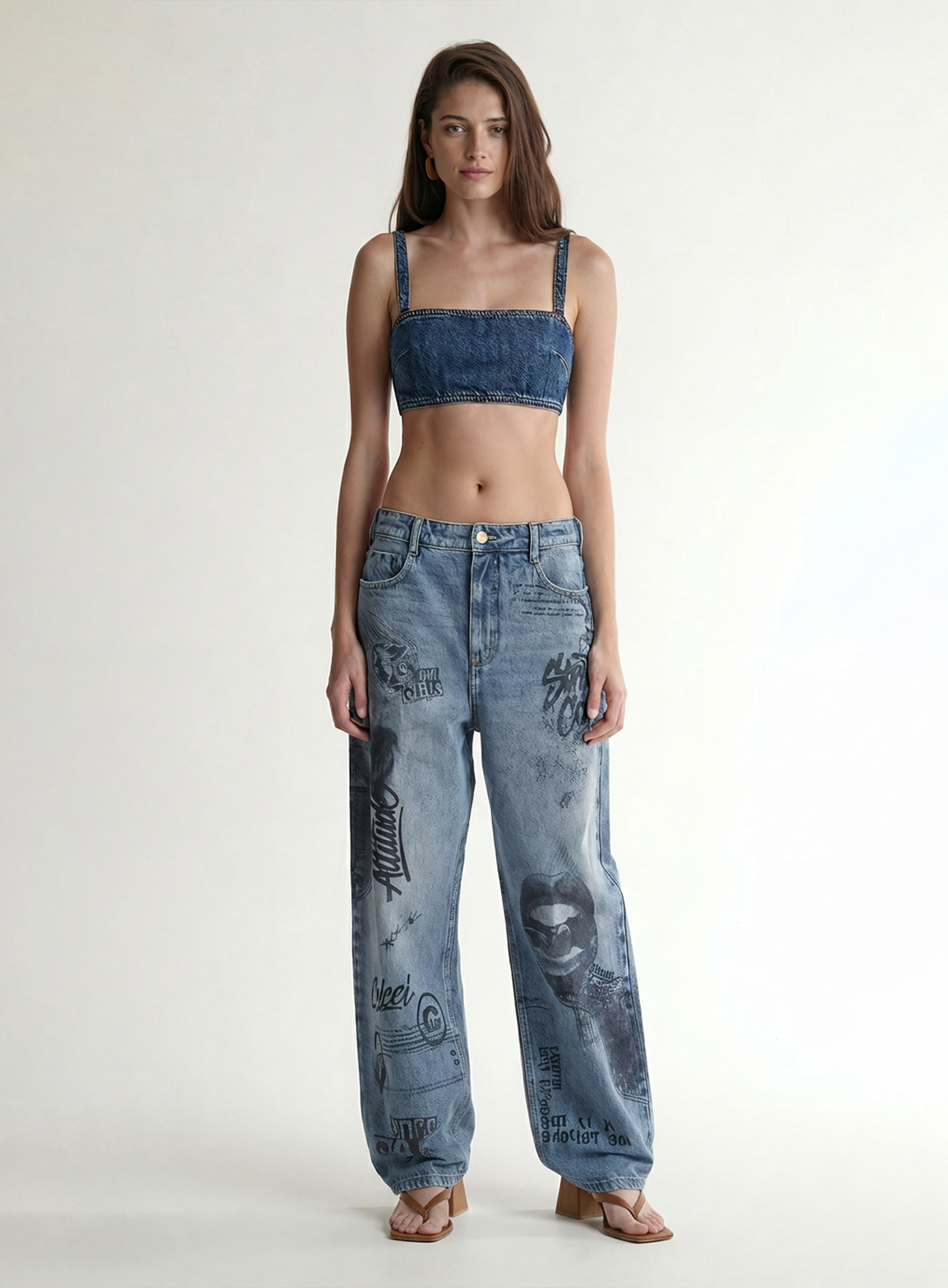 TOP JEANS G INDIGO