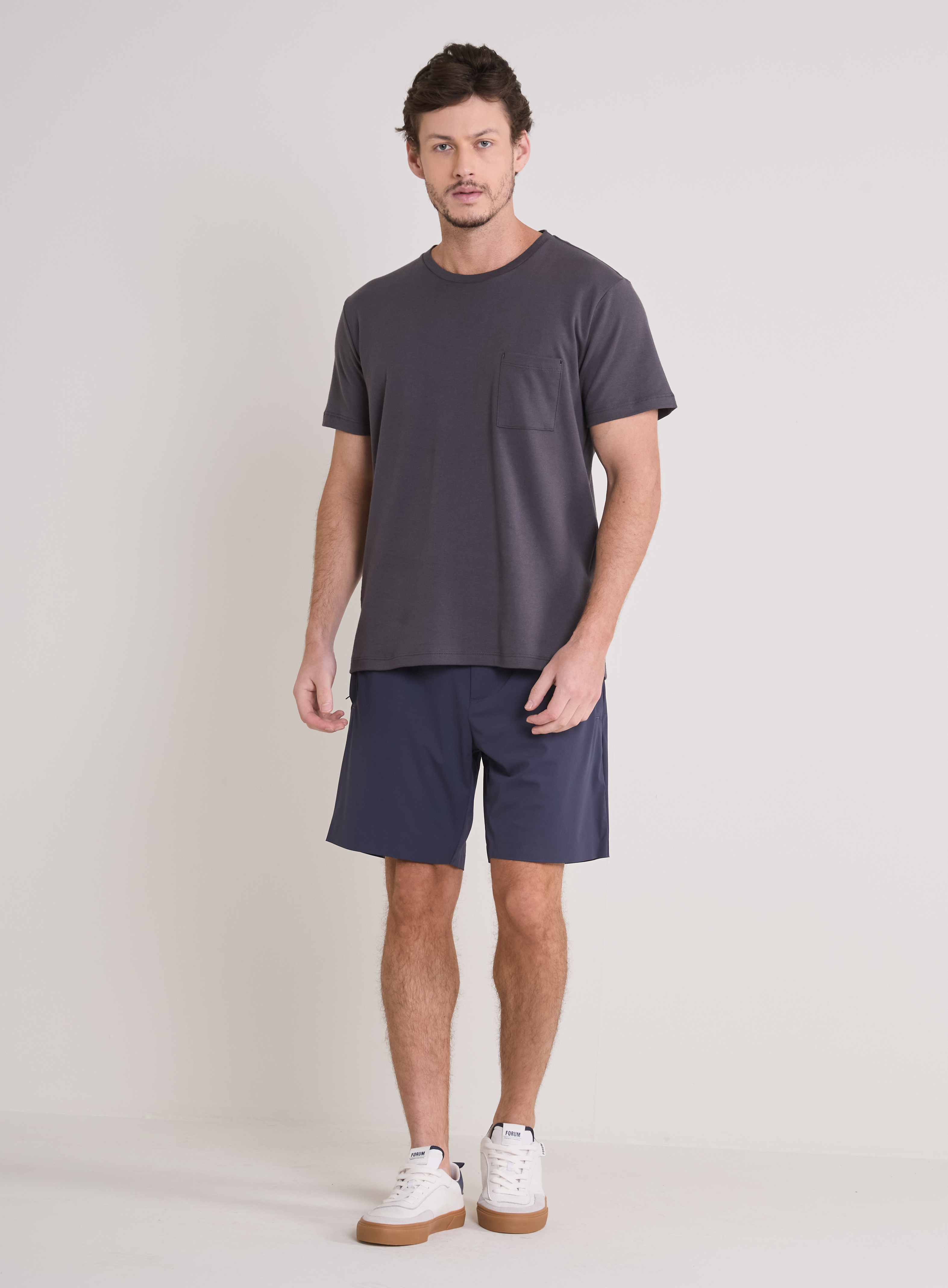 CAMISETA FORUM M CINZA FULIGEM