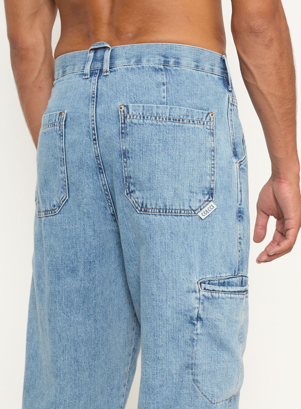 CALÇA JEANS SLOUCHY 38 INDIGO