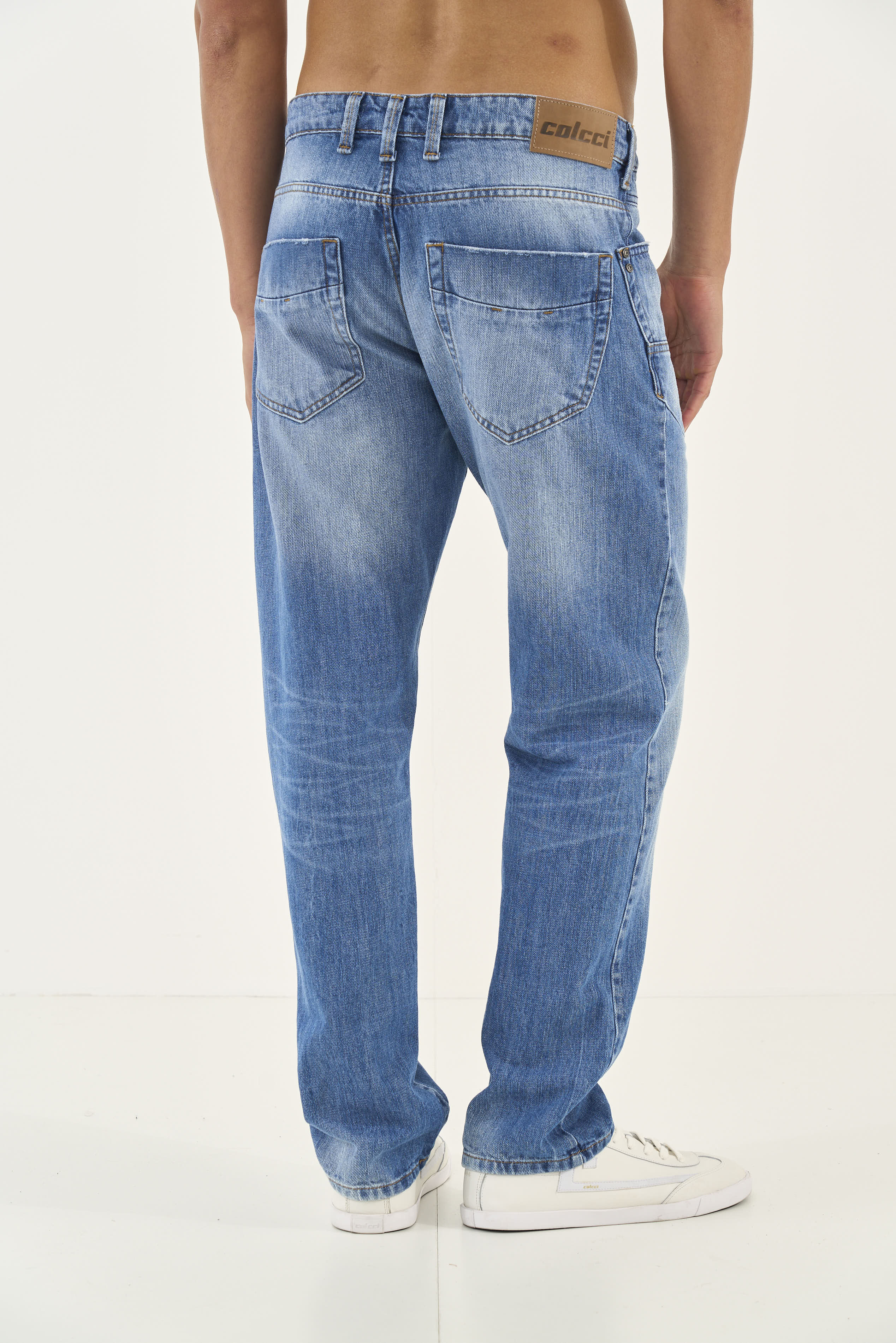 CALÇA JEANS RETA 42 INDIGO