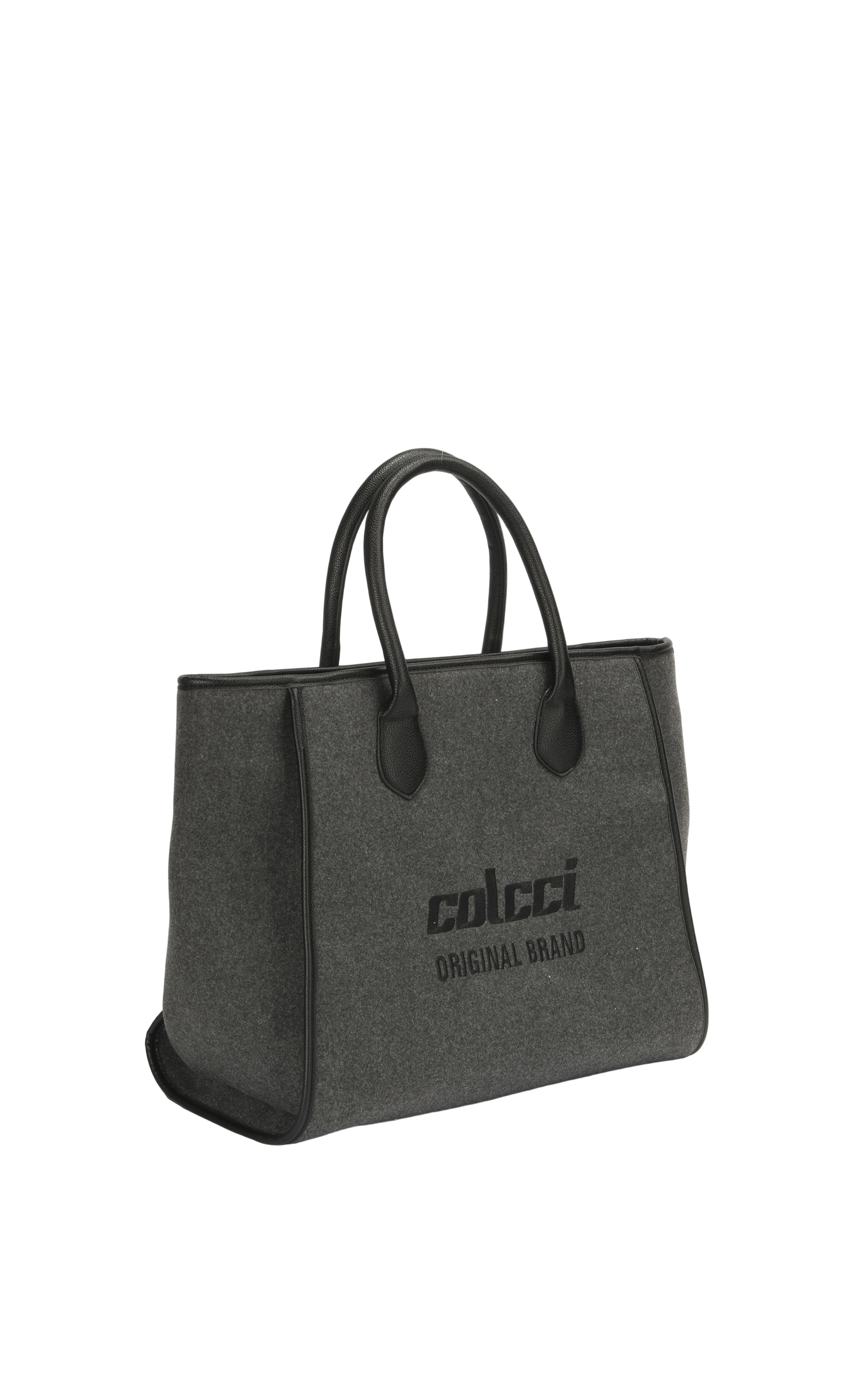 BOLSA COLCCI FEM SHOPPING BAG TECIDO U CINZA ALITA