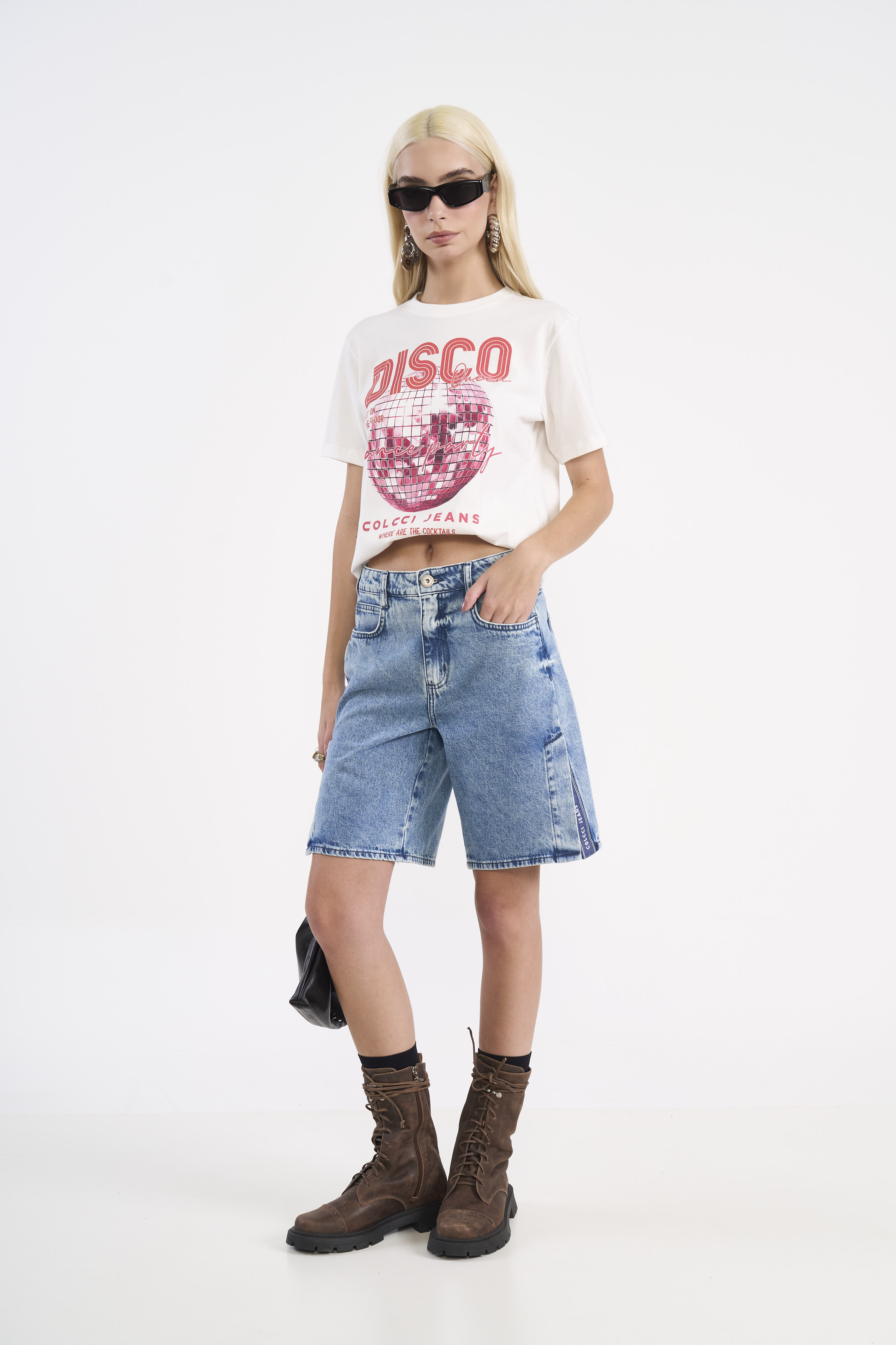 CAMISETA COLCCI JEANS GG OFF SHELL