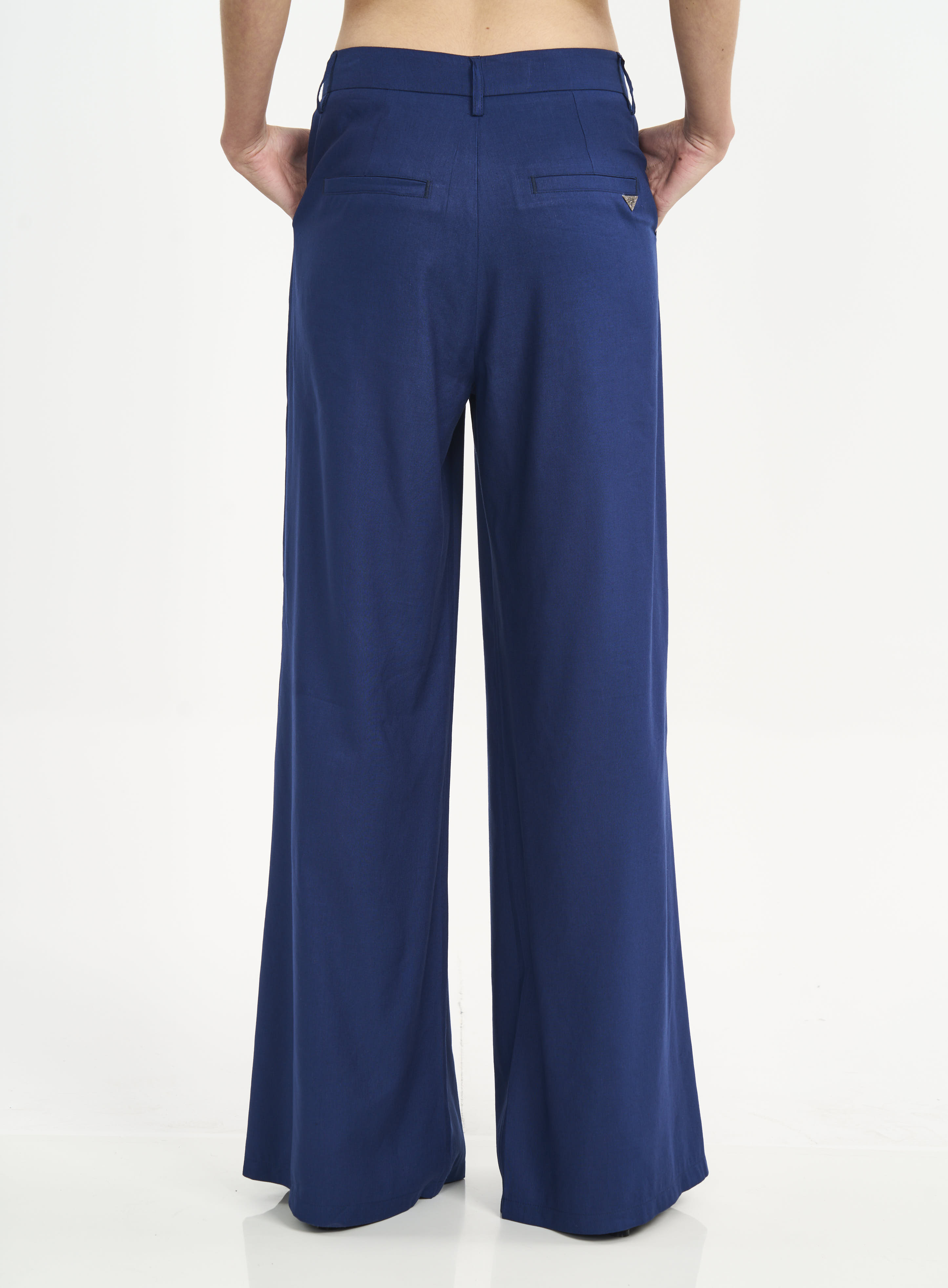 CALÇA LINHO M AZUL OLYMPIC