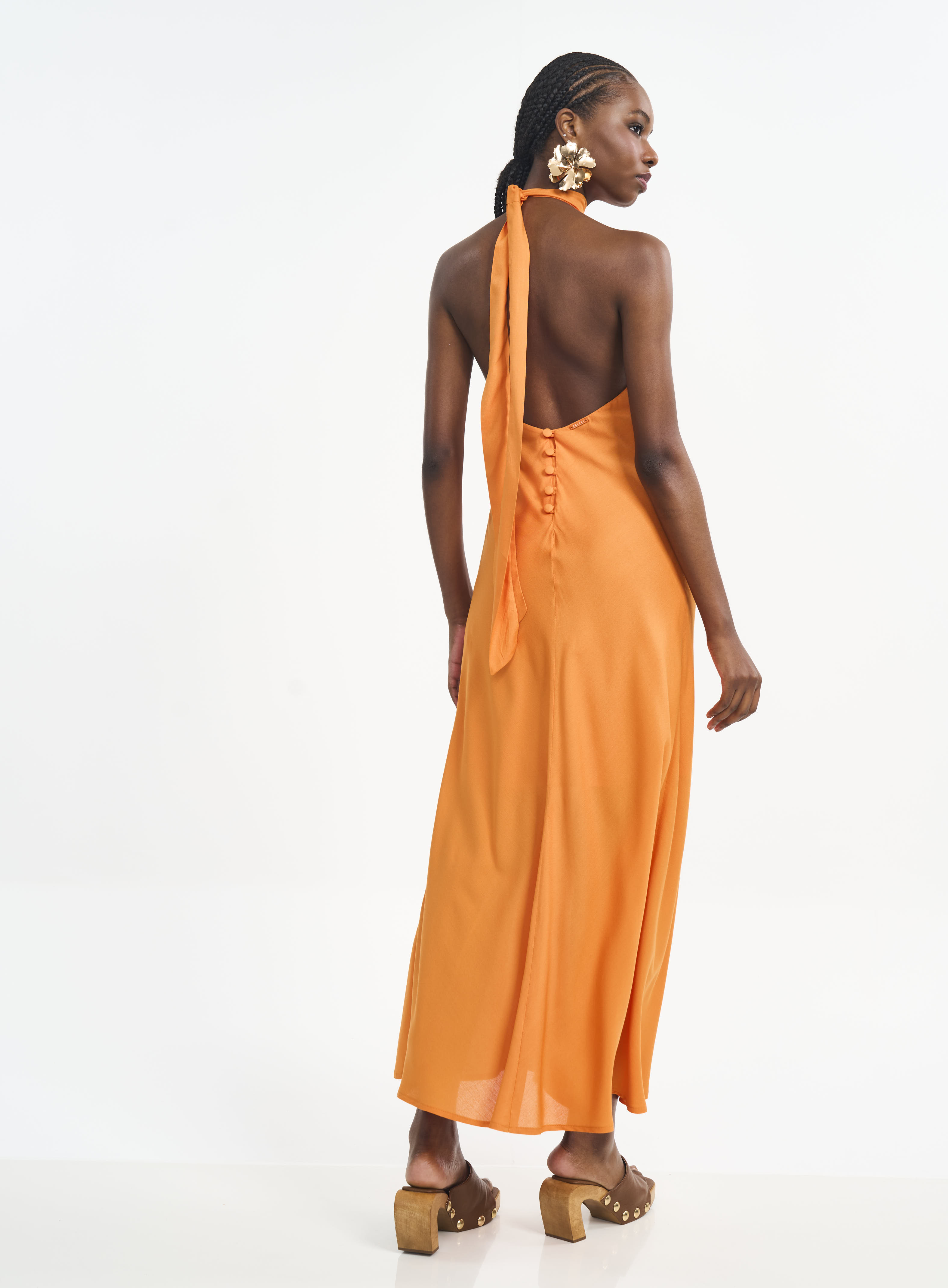 VESTIDO COLCCI M LARANJA PITANGA