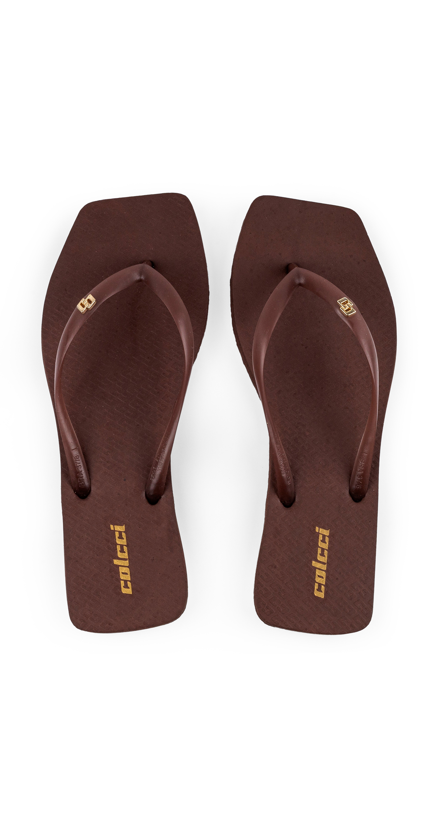 CHINELO FEM COLCCI METAL 33-34 BRANCO