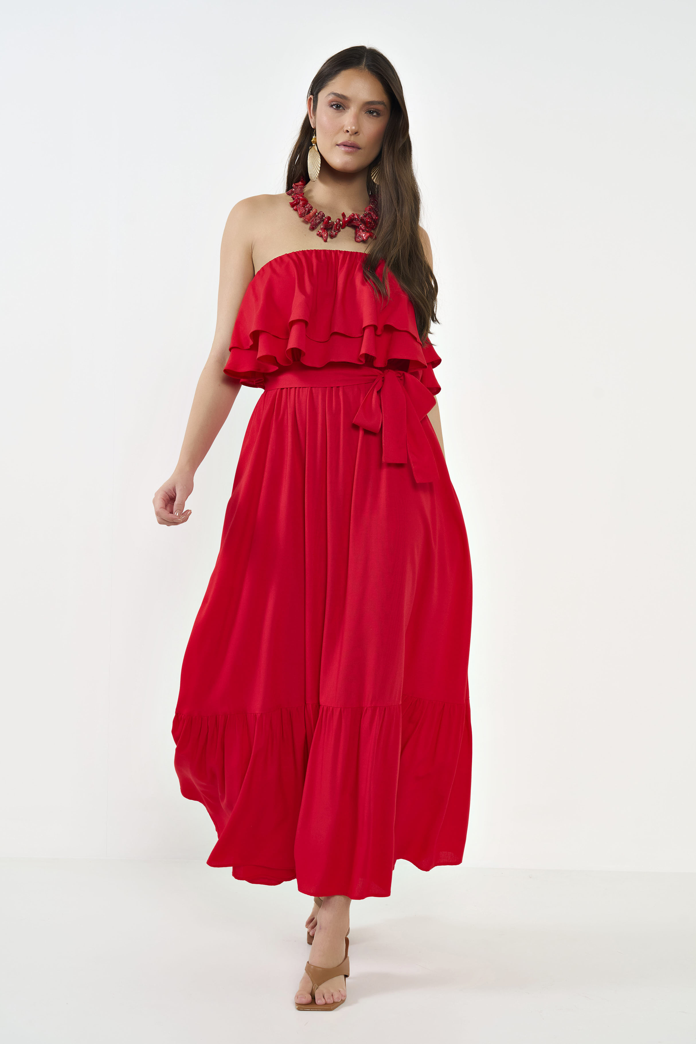 VESTIDO COLCCI G VERMELHO IFE
