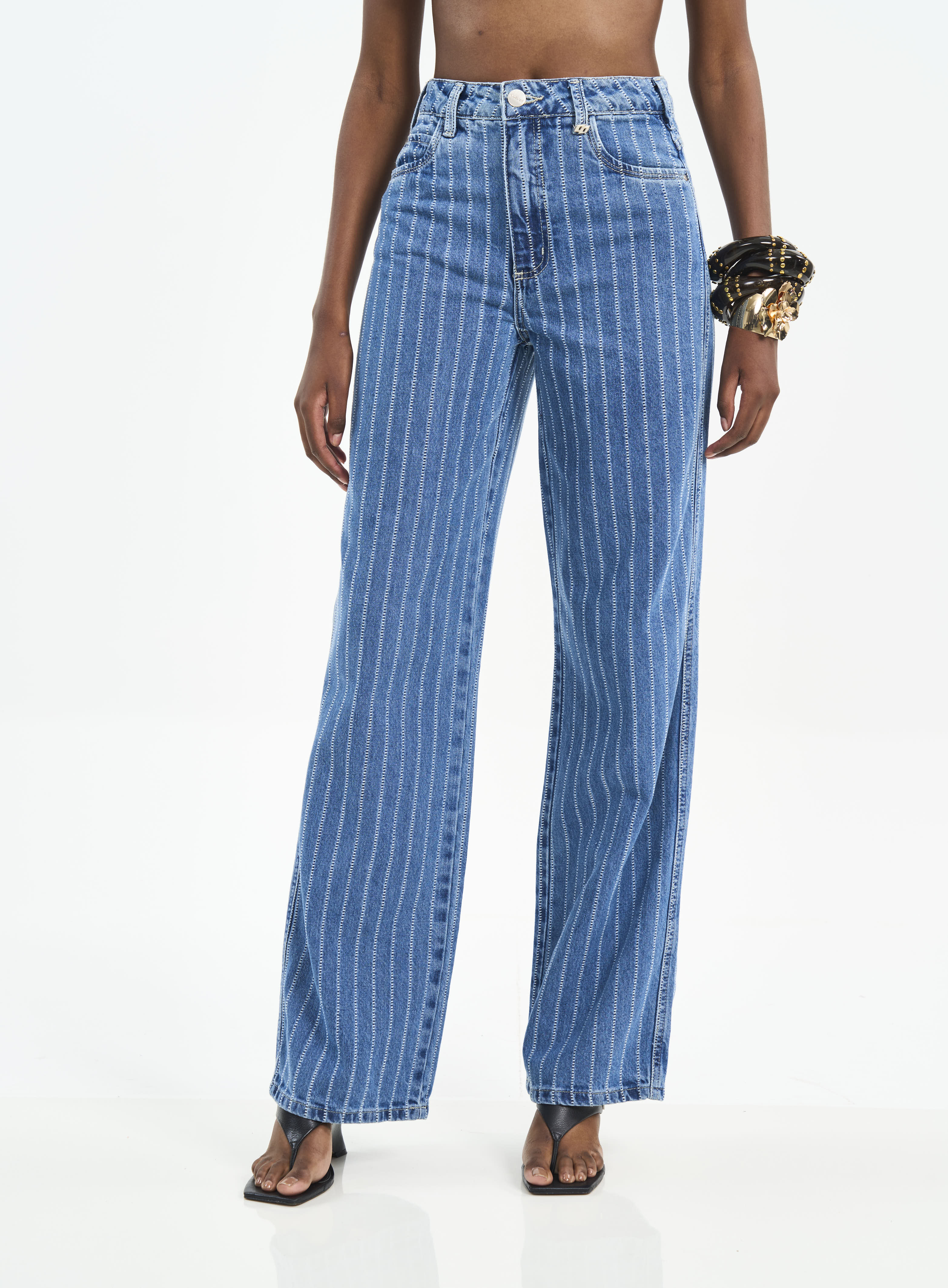 CALÇA JEANS JULIETTE LISTRADA 36 LISTRADO