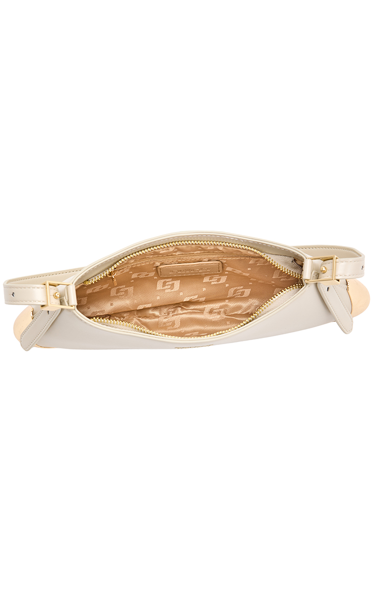 BOLSA COLCCI FEM SHOULDER U OFF WHITE
