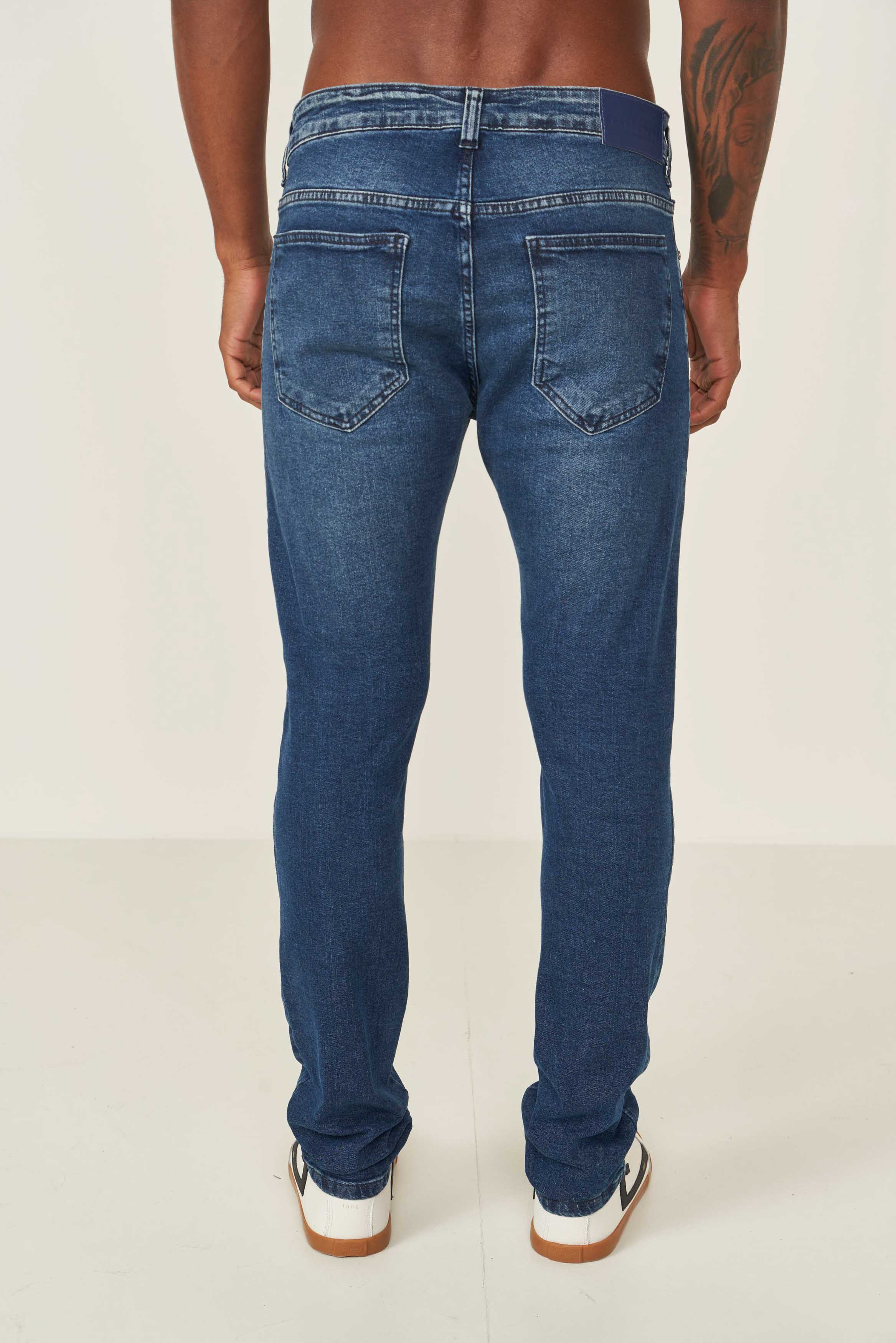 CALÇA JEANS NEW FELIPE 42 INDIGO