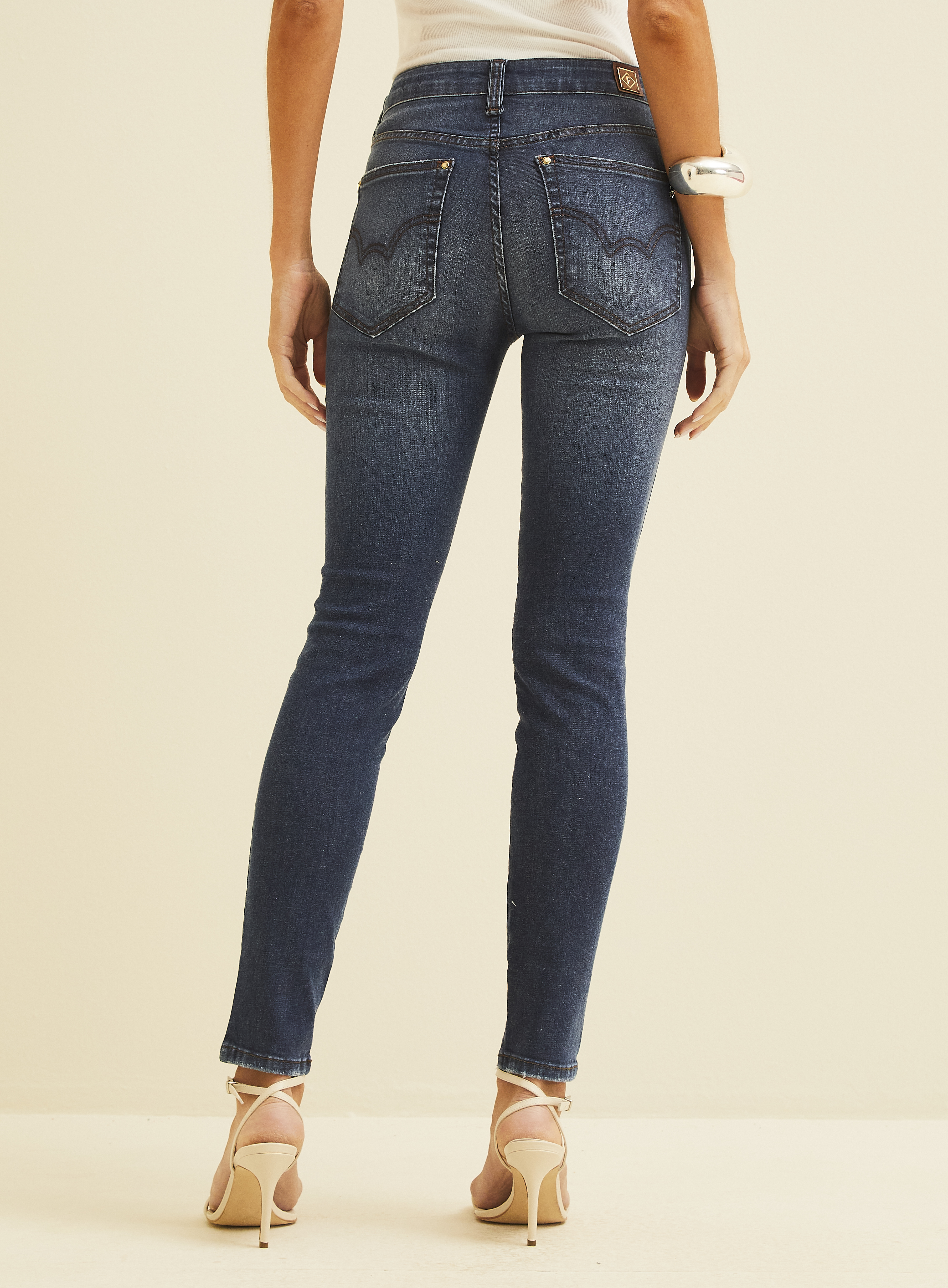 CALÇA JEANS MARISA 2 CIGARRETE 38 INDIGO