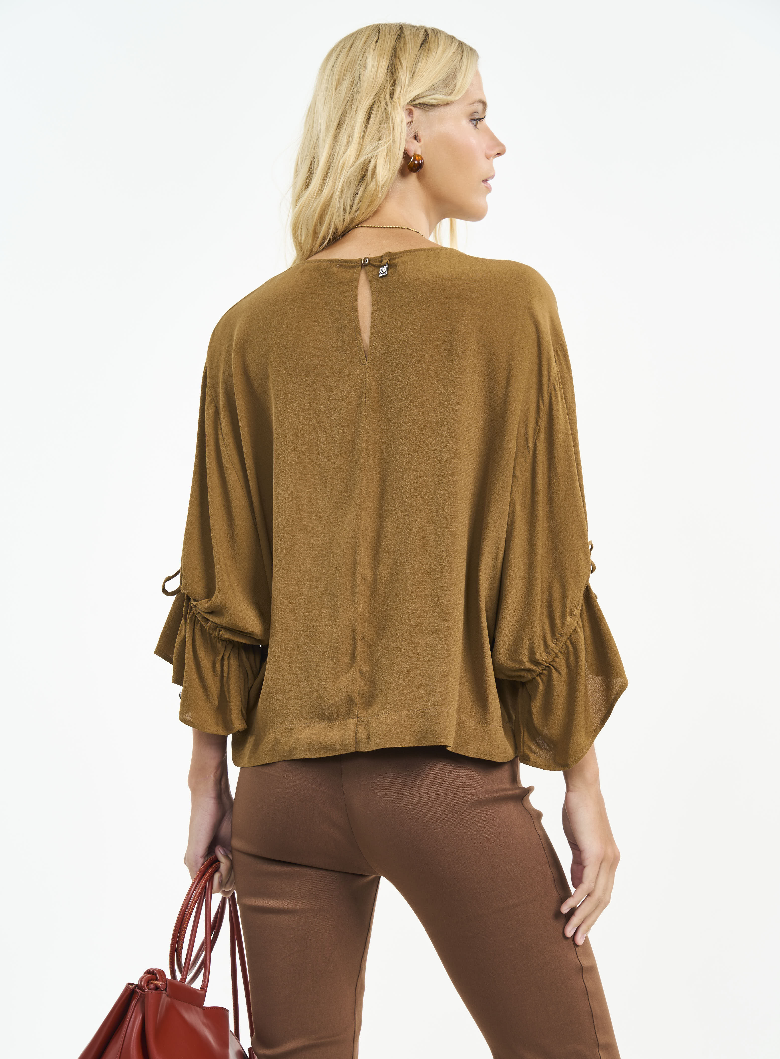 BLUSA COLCCI G MARROM CUMARU
