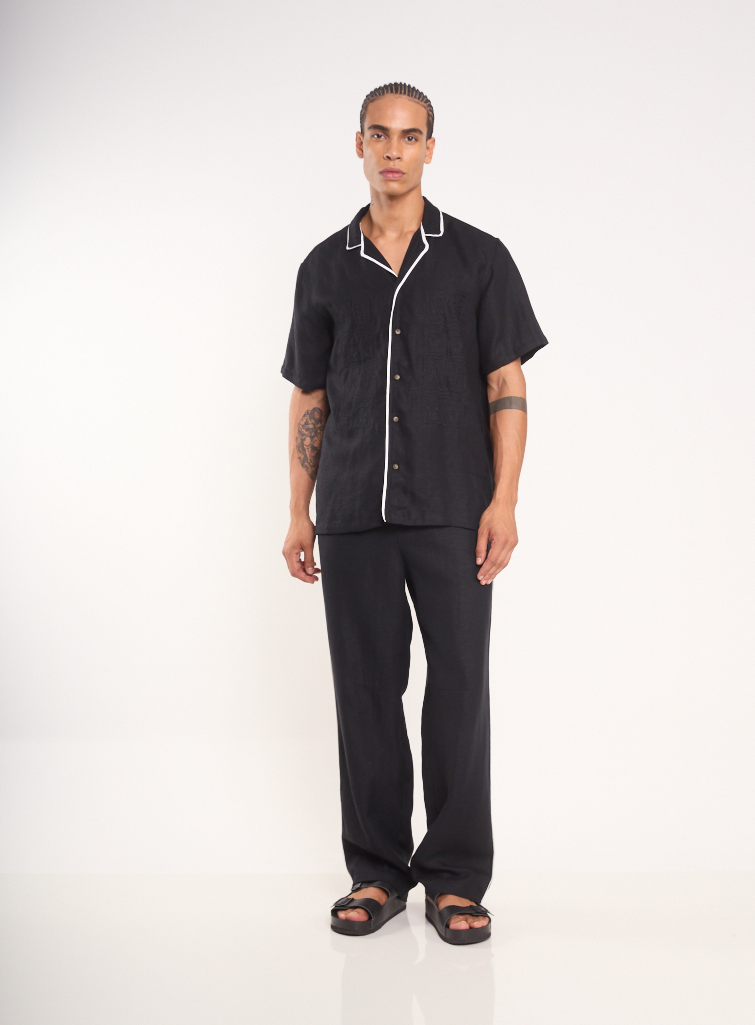 CALÇA LINHO GG PRETO