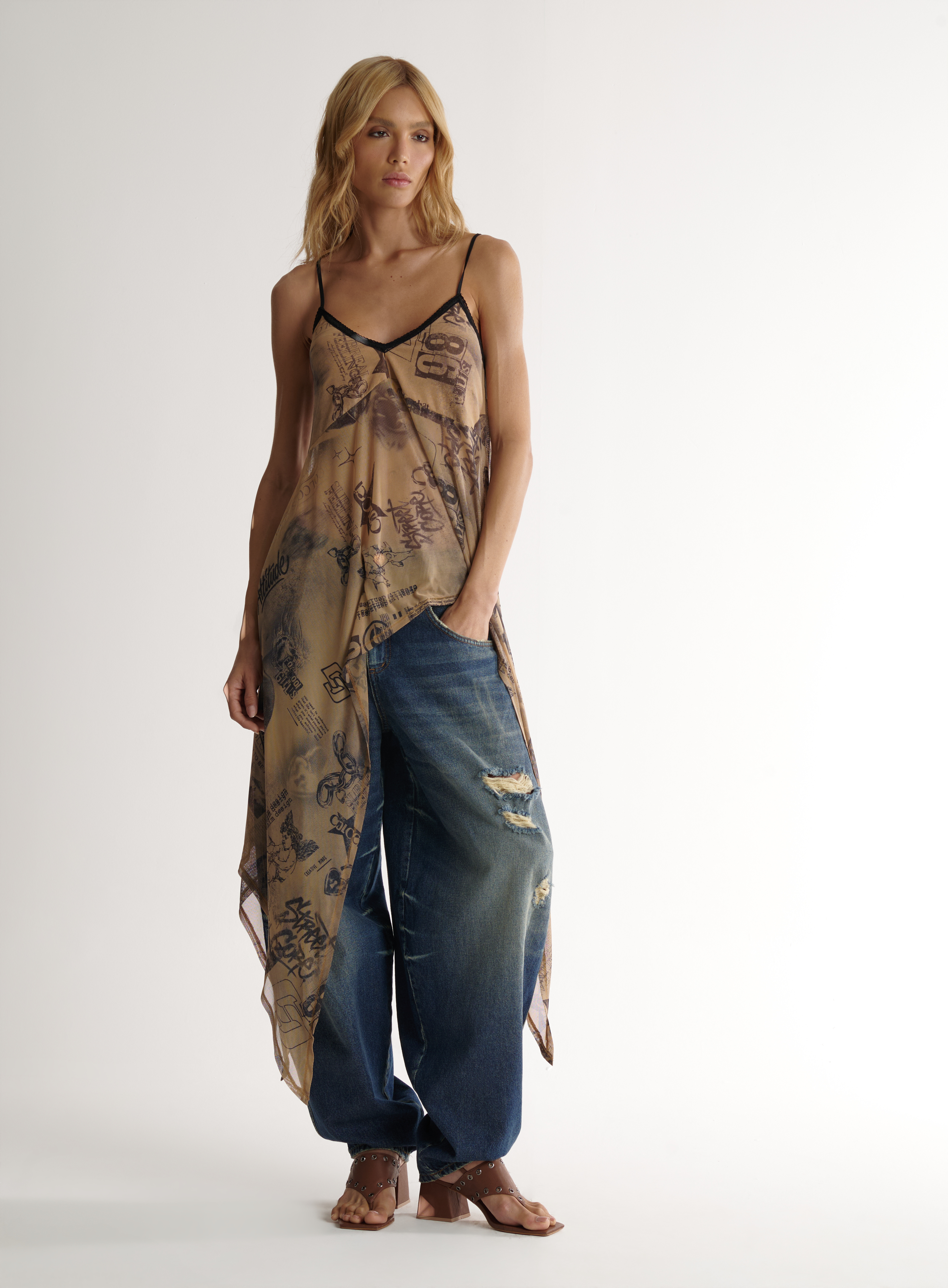CALÇA JEANS FASHION 34 INDIGO