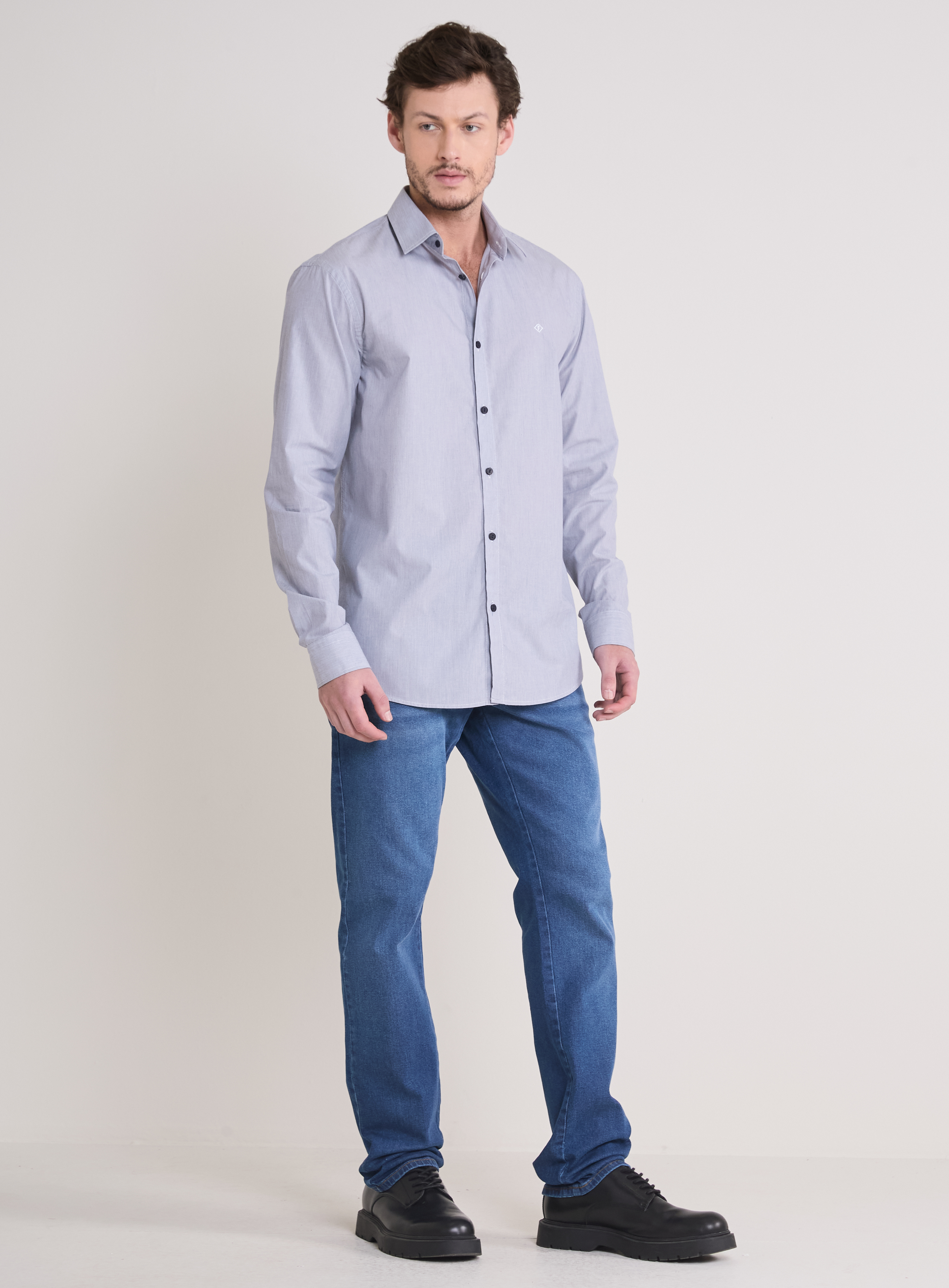 CALÇA JEANS PAUL SLIM 42 INDIGO