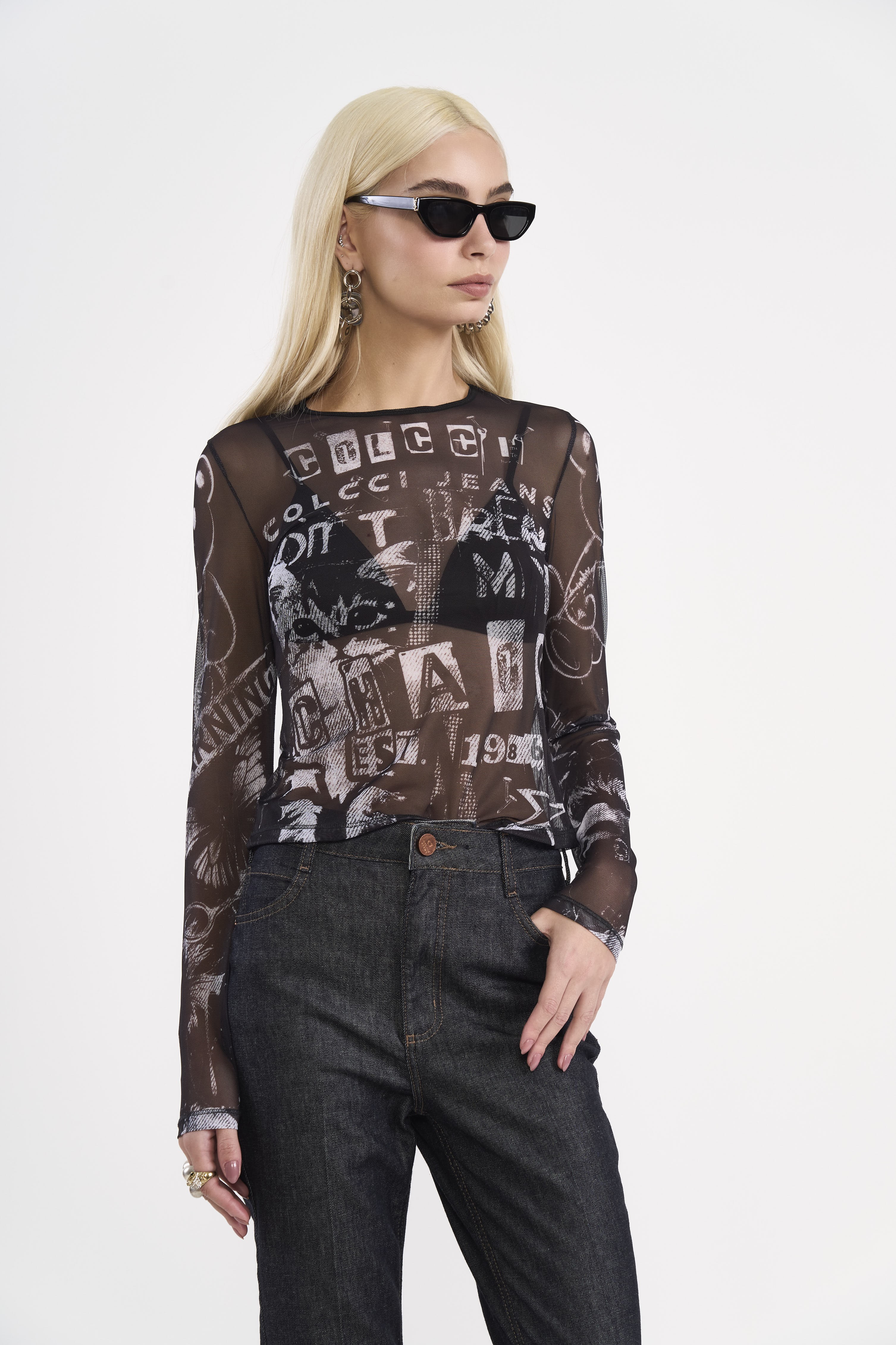 CAMISETA COLCCI JEANS P PRETO