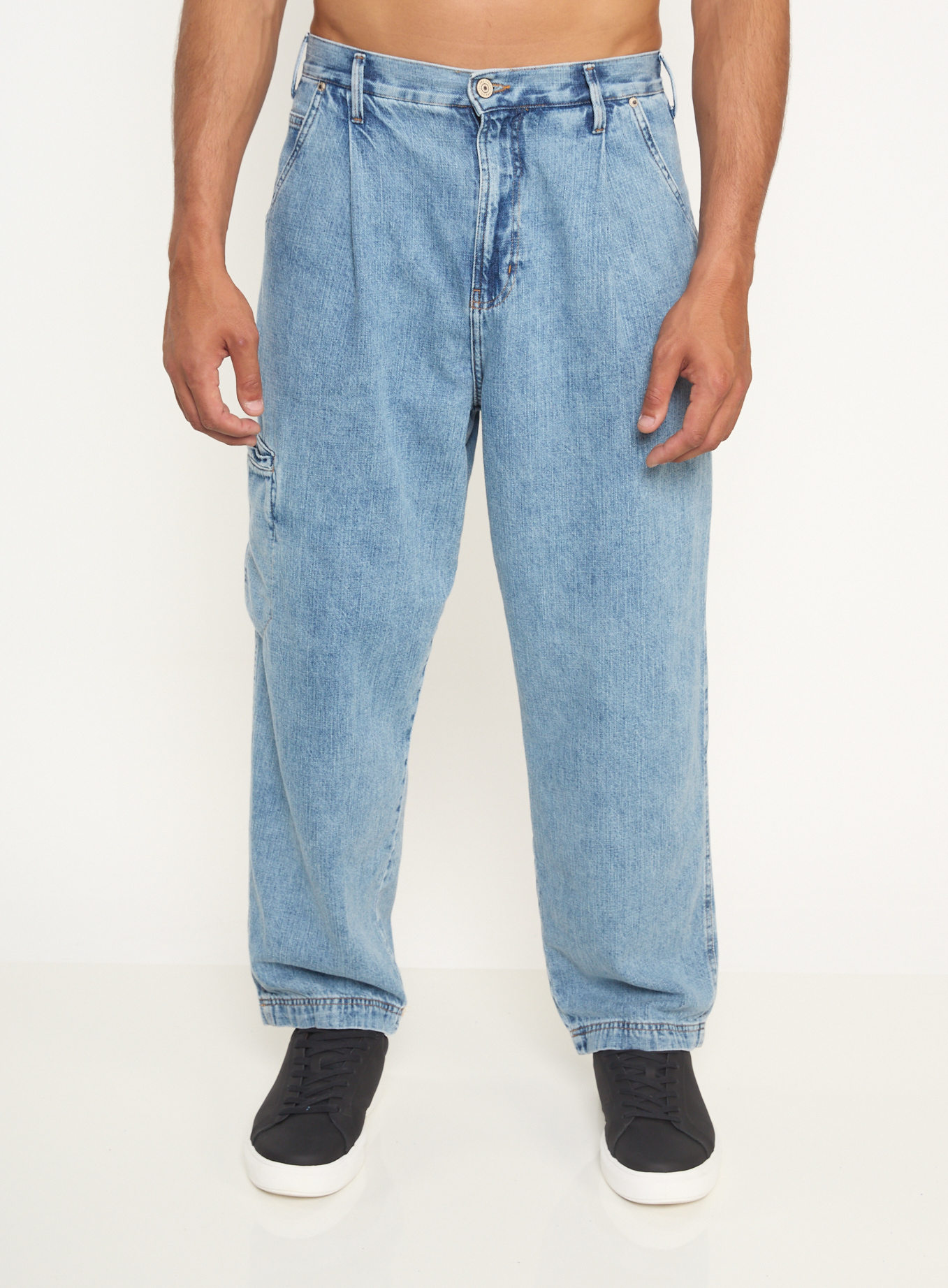 CALÇA JEANS SLOUCHY 38 INDIGO
