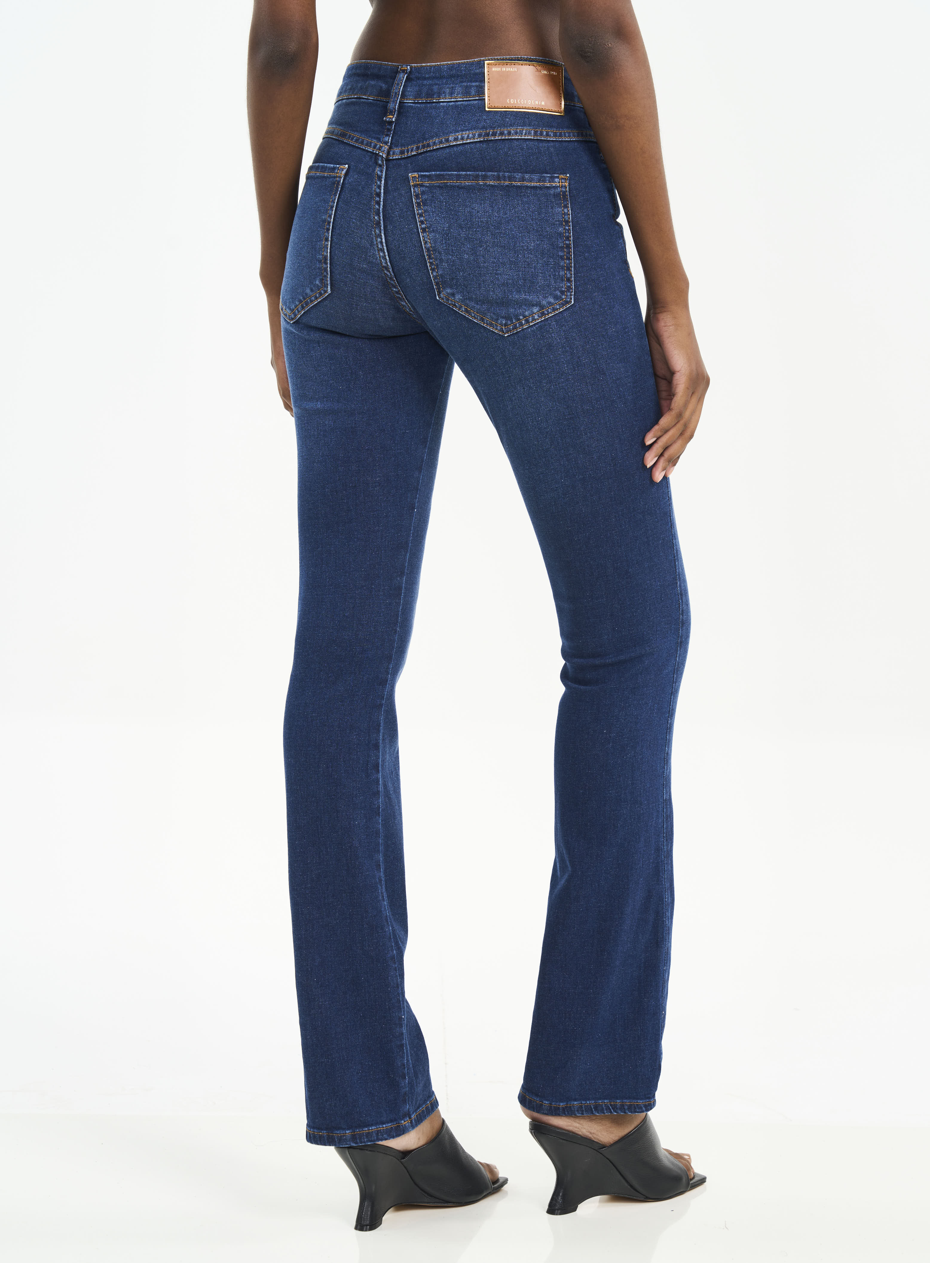 CALÇA JEANS BIA RETA 34 INDIGO