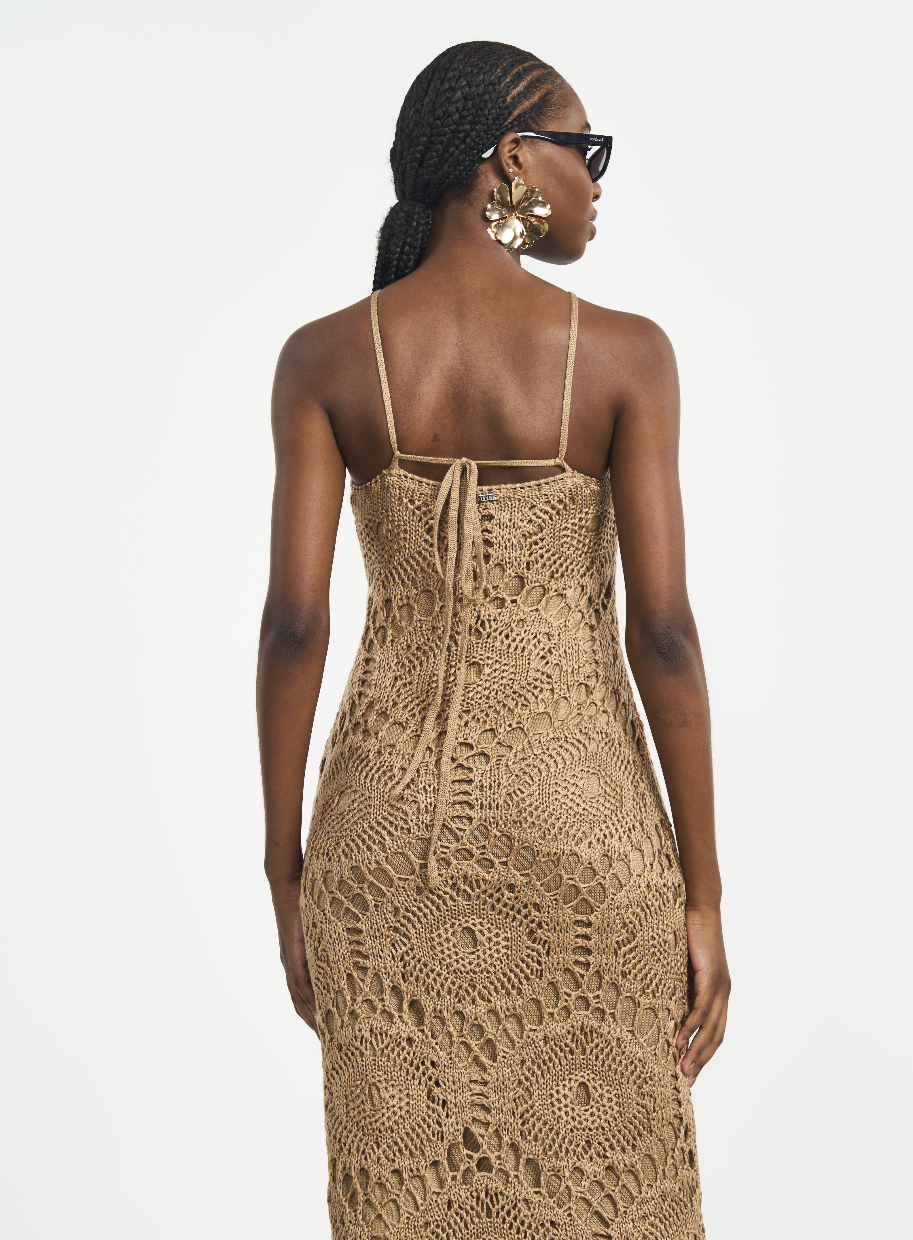 VESTIDO TRICÔ P BEGE SOYBEAN