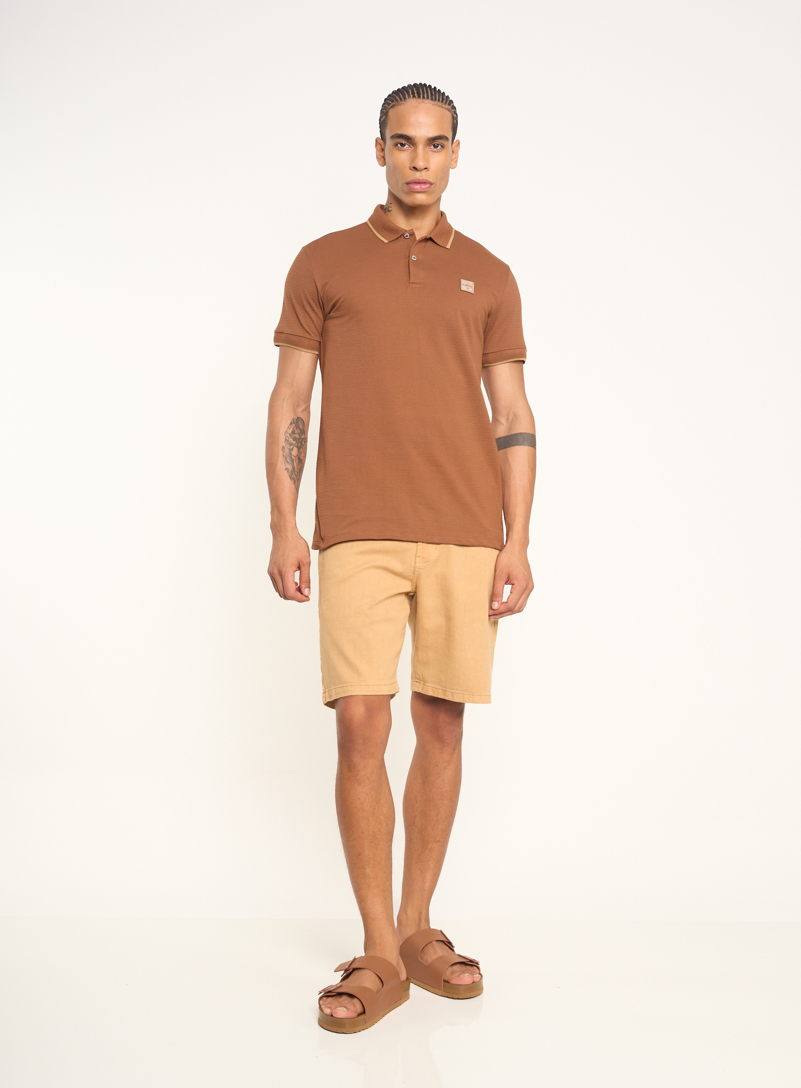 POLO COLCCI GG MARROM CARVALHO