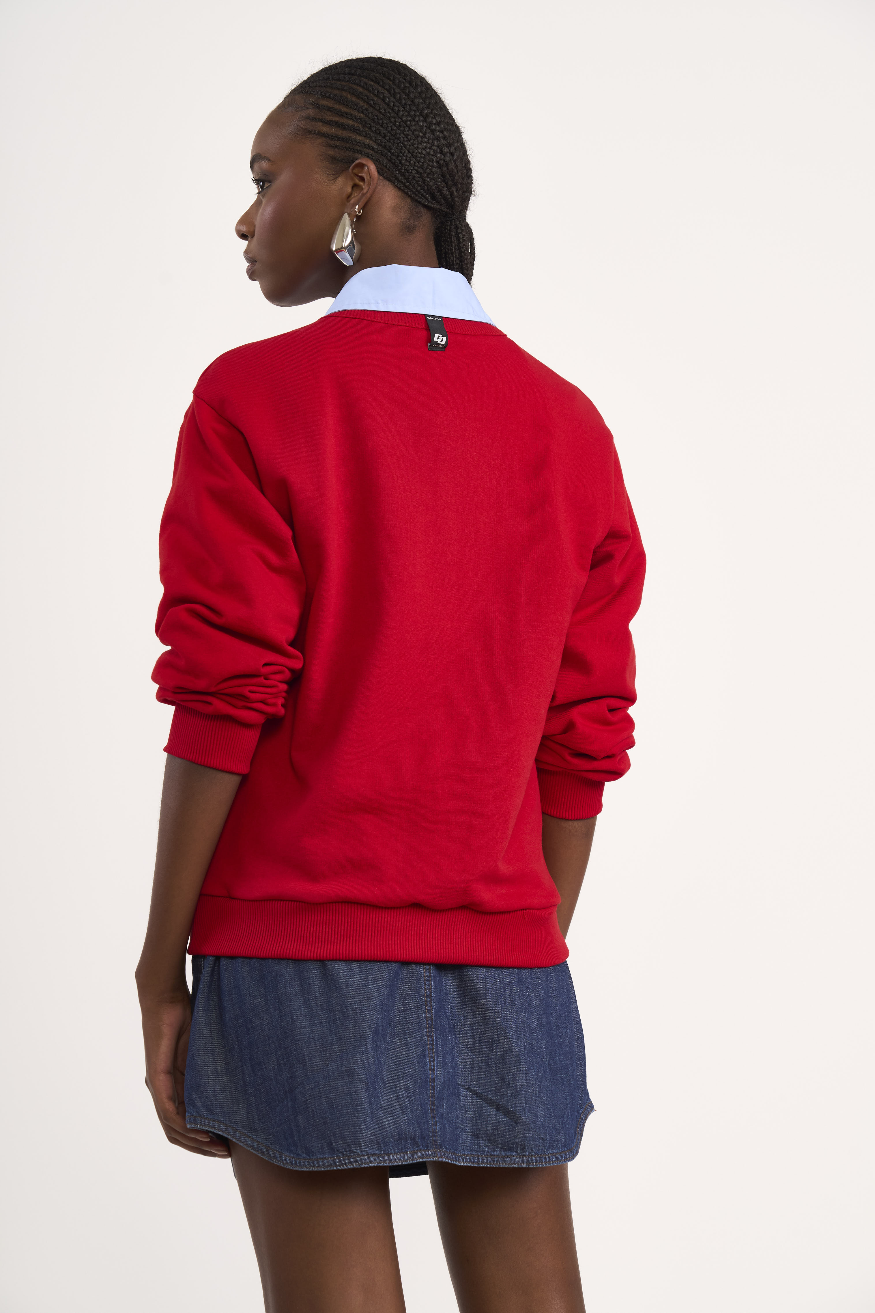 BLUSÃO MOLETOM G VERMELHO SPARKL