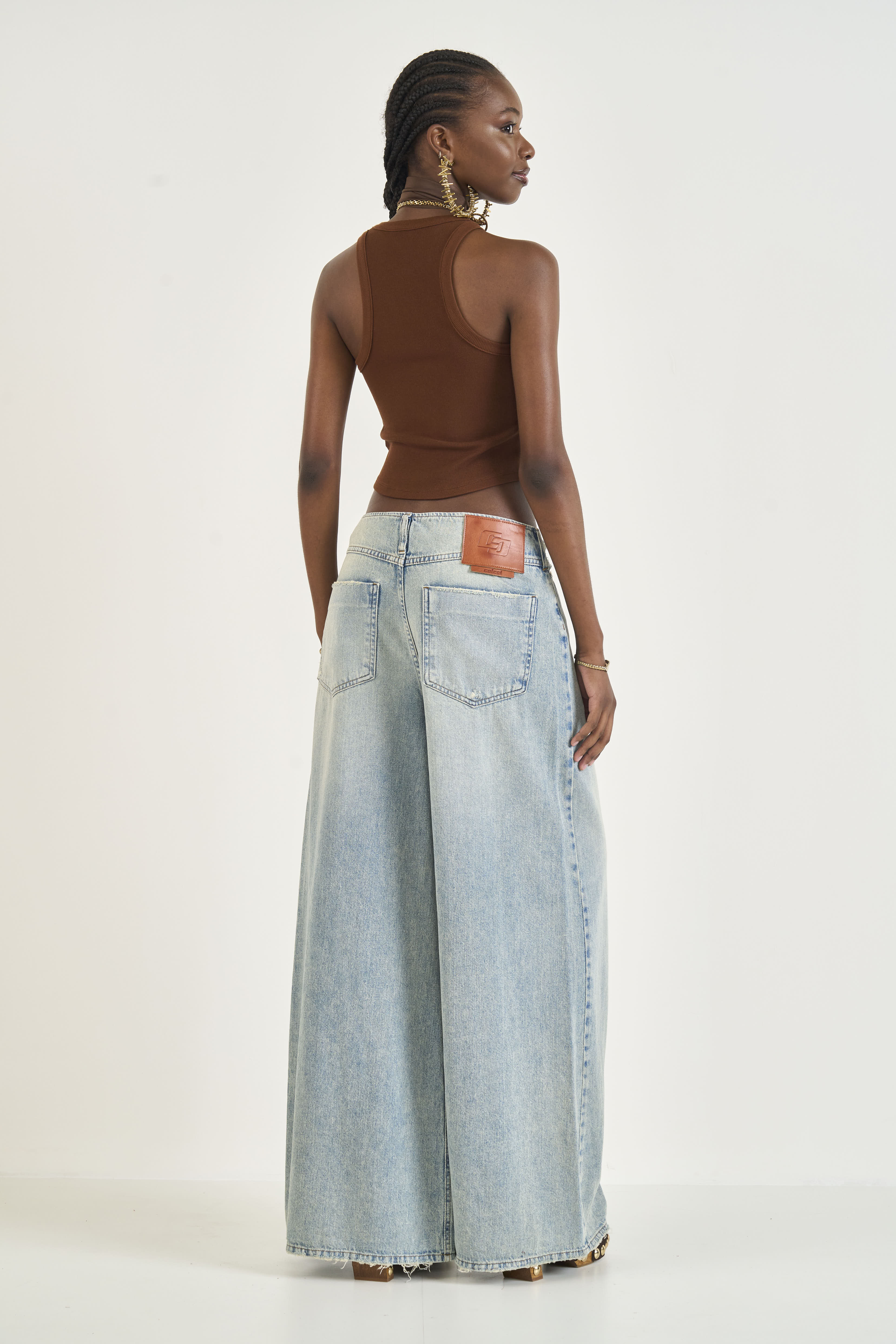 CALÇA JEANS BRUNA LOW 38 INDIGO