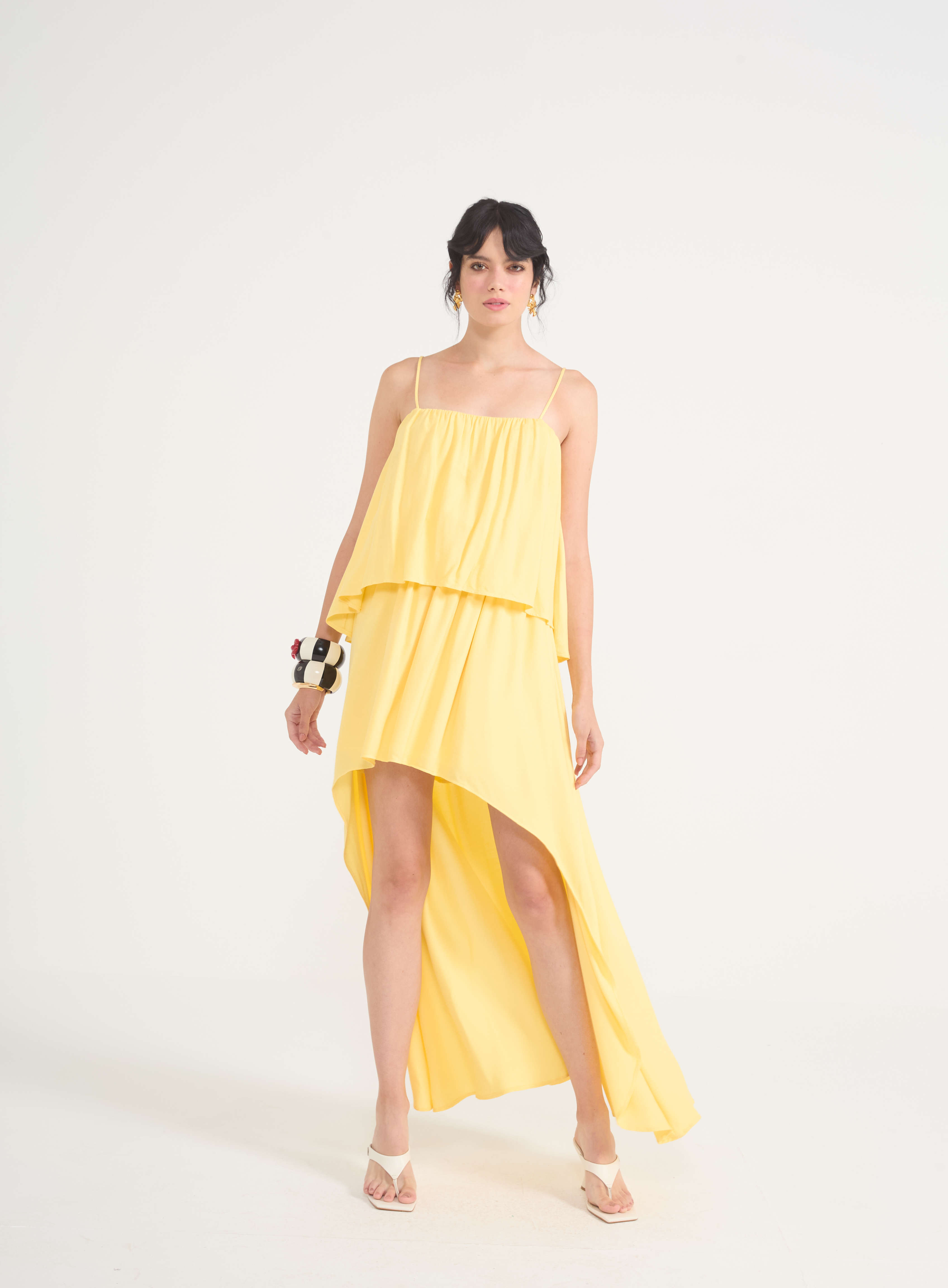 VESTIDO COLCCI P AMARELO CORNISH