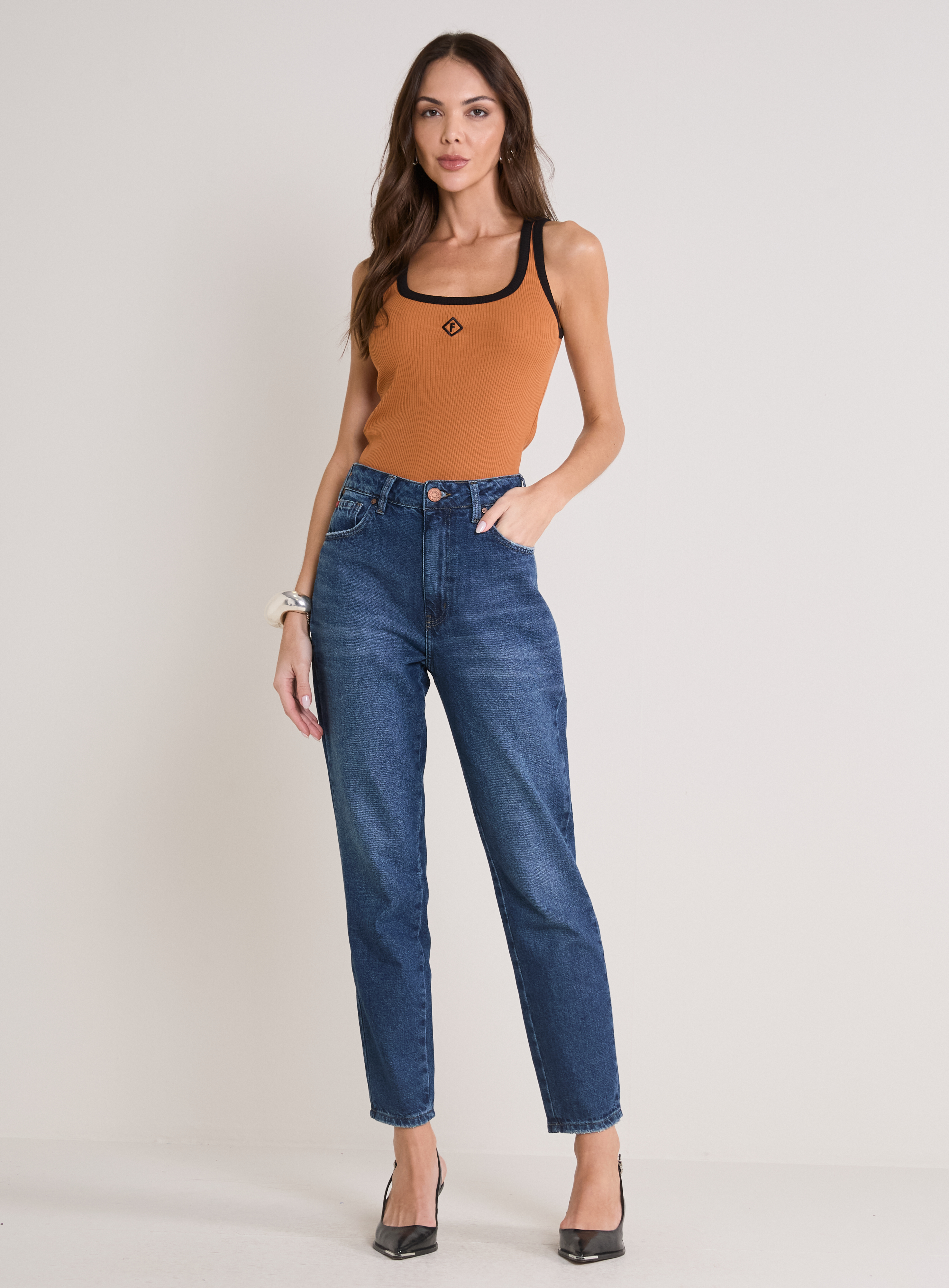 CALÇA JEANS LOLA 42 INDIGO