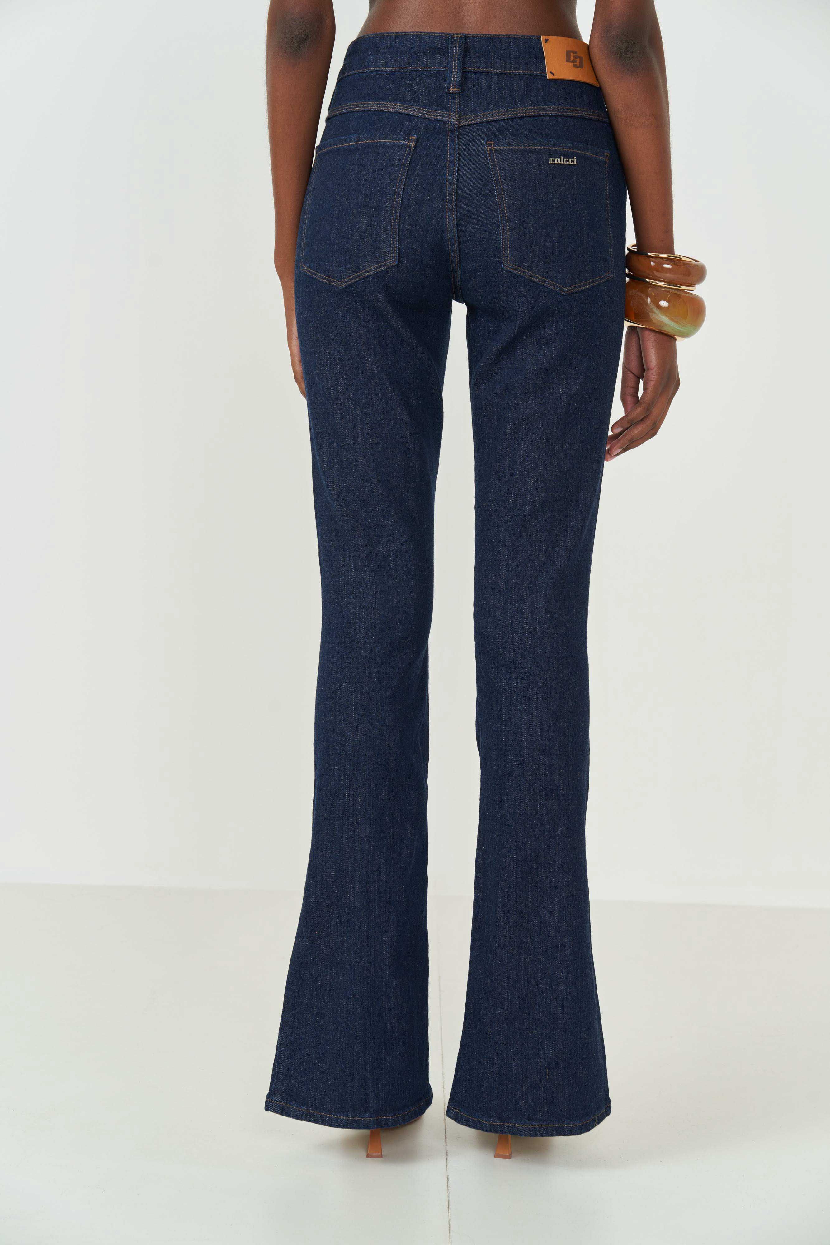 CALÇA JEANS BIA RETA 34 INDIGO