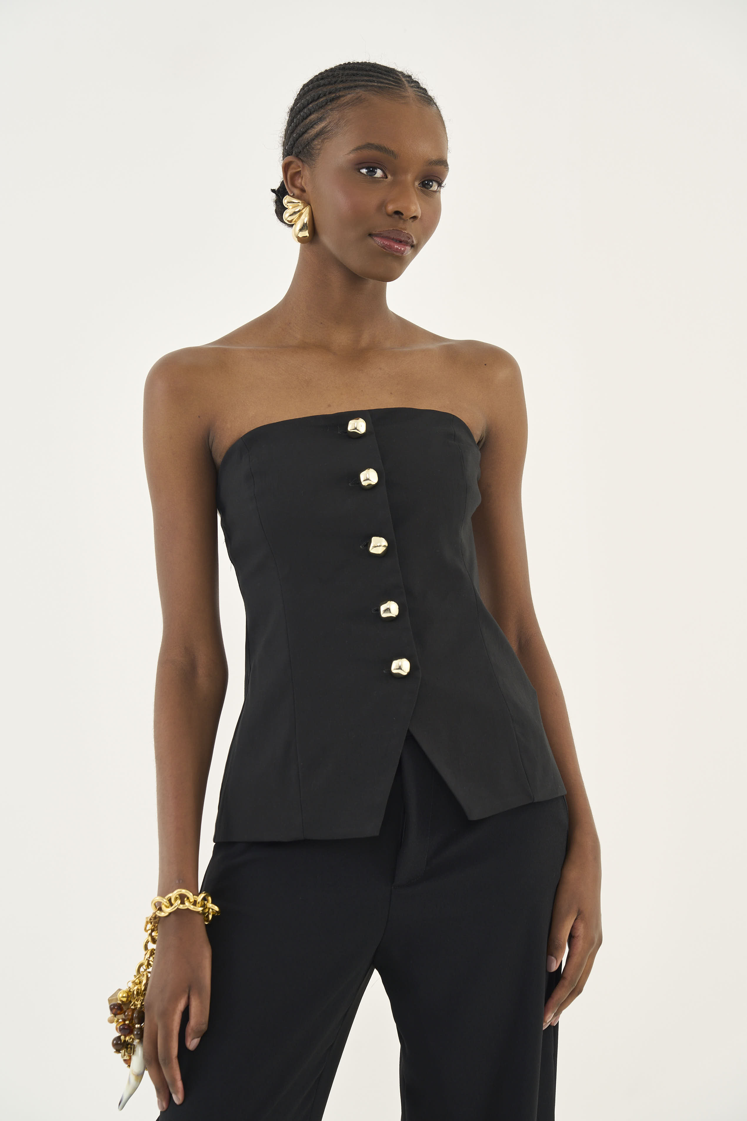 BLUSA COLCCI P PRETO