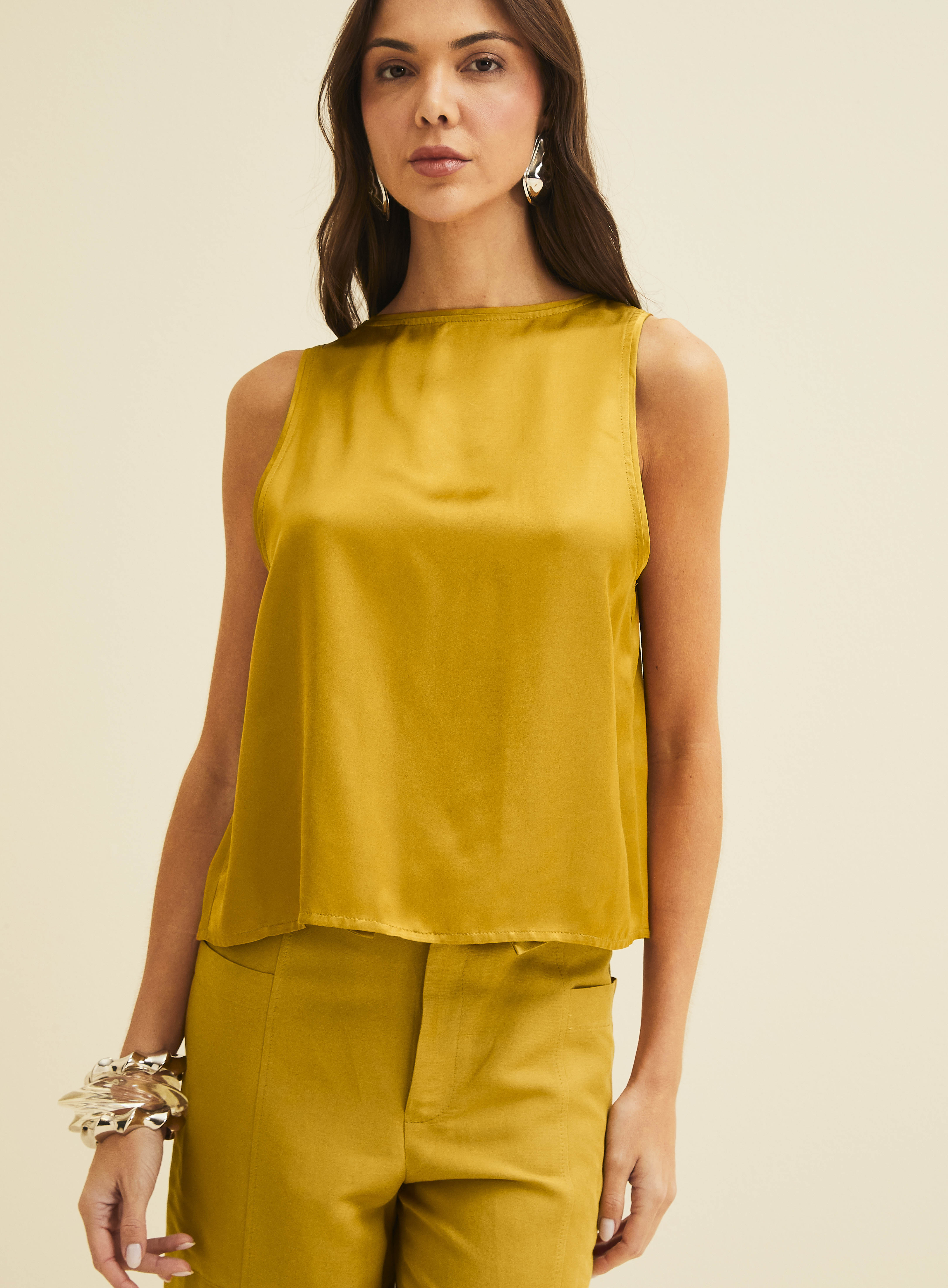 BLUSA FORUM G MARROM EBBELA