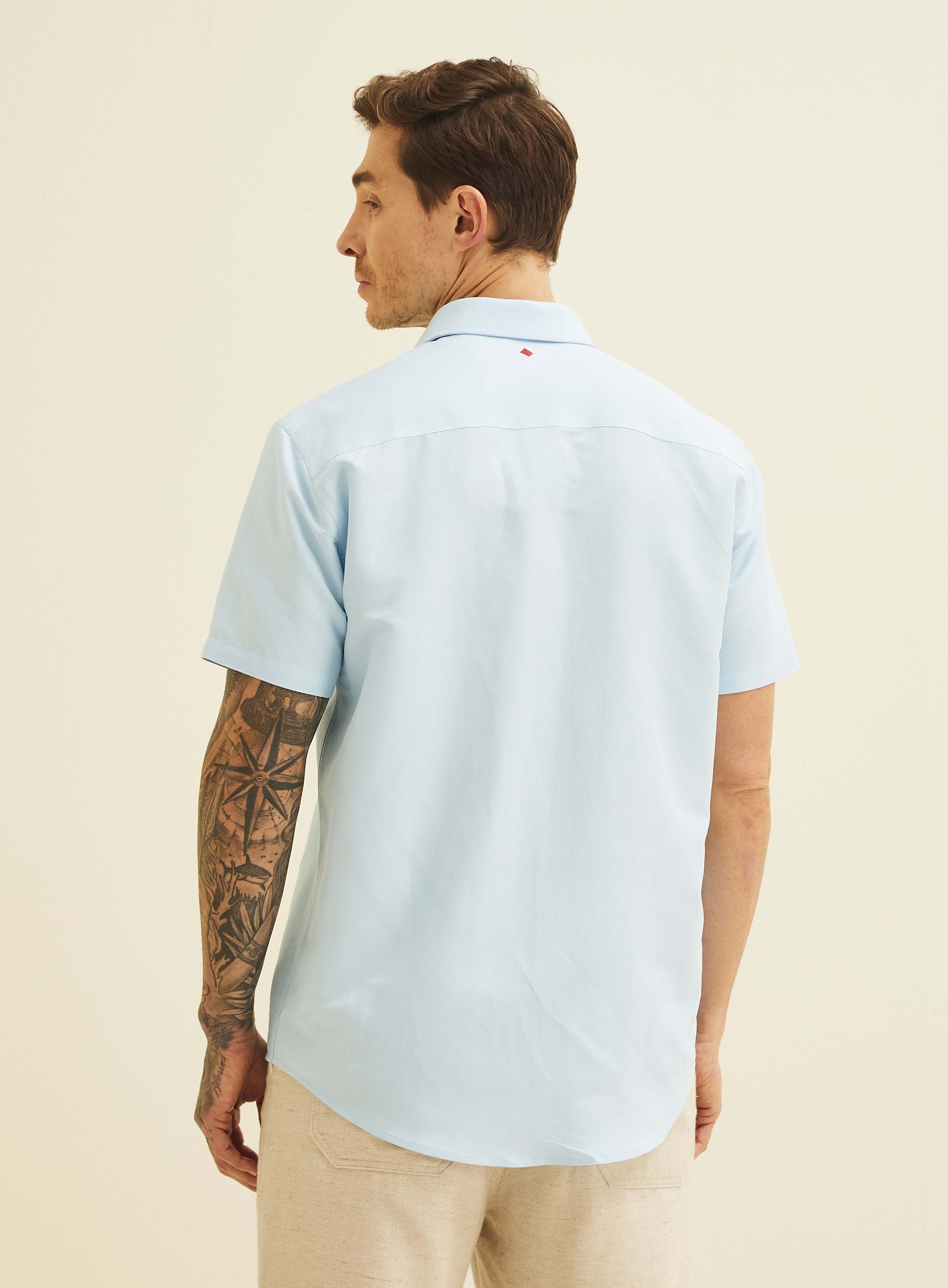 CAMISA LINHO RELAX M AMARELO CORNISH