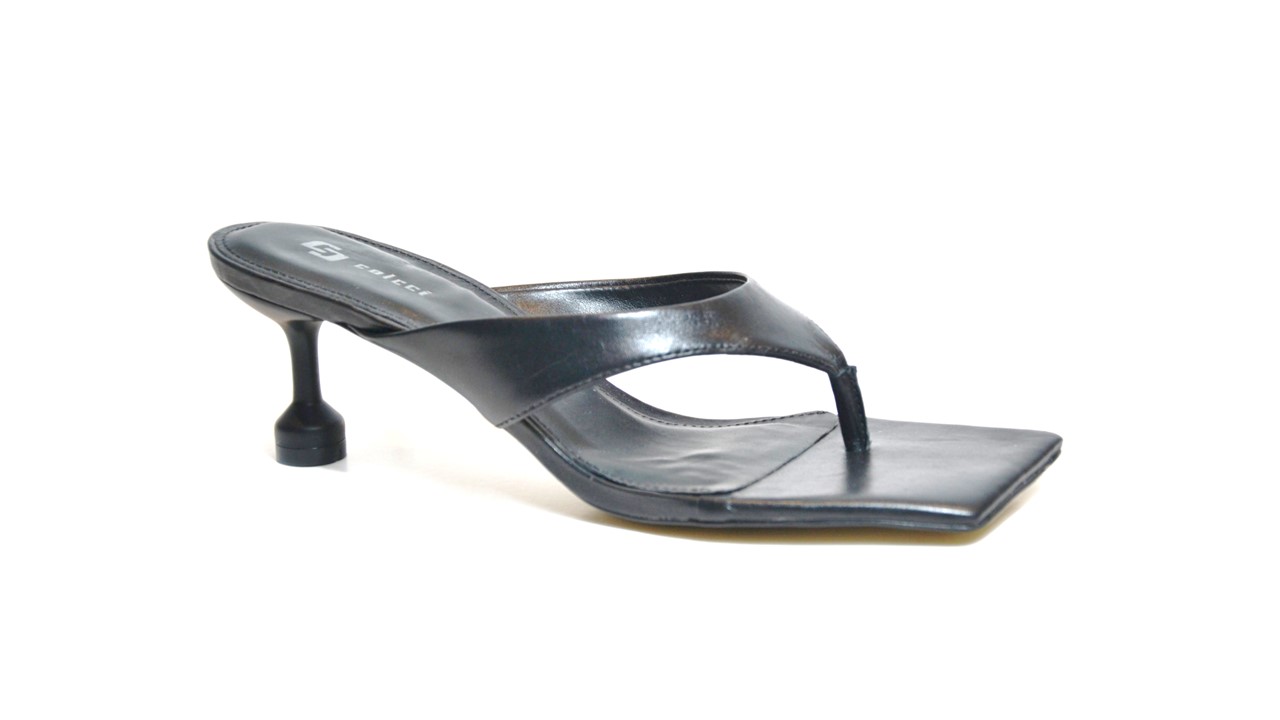 MULE SALTO COLCCI FEM  DEDO 36 PRETO