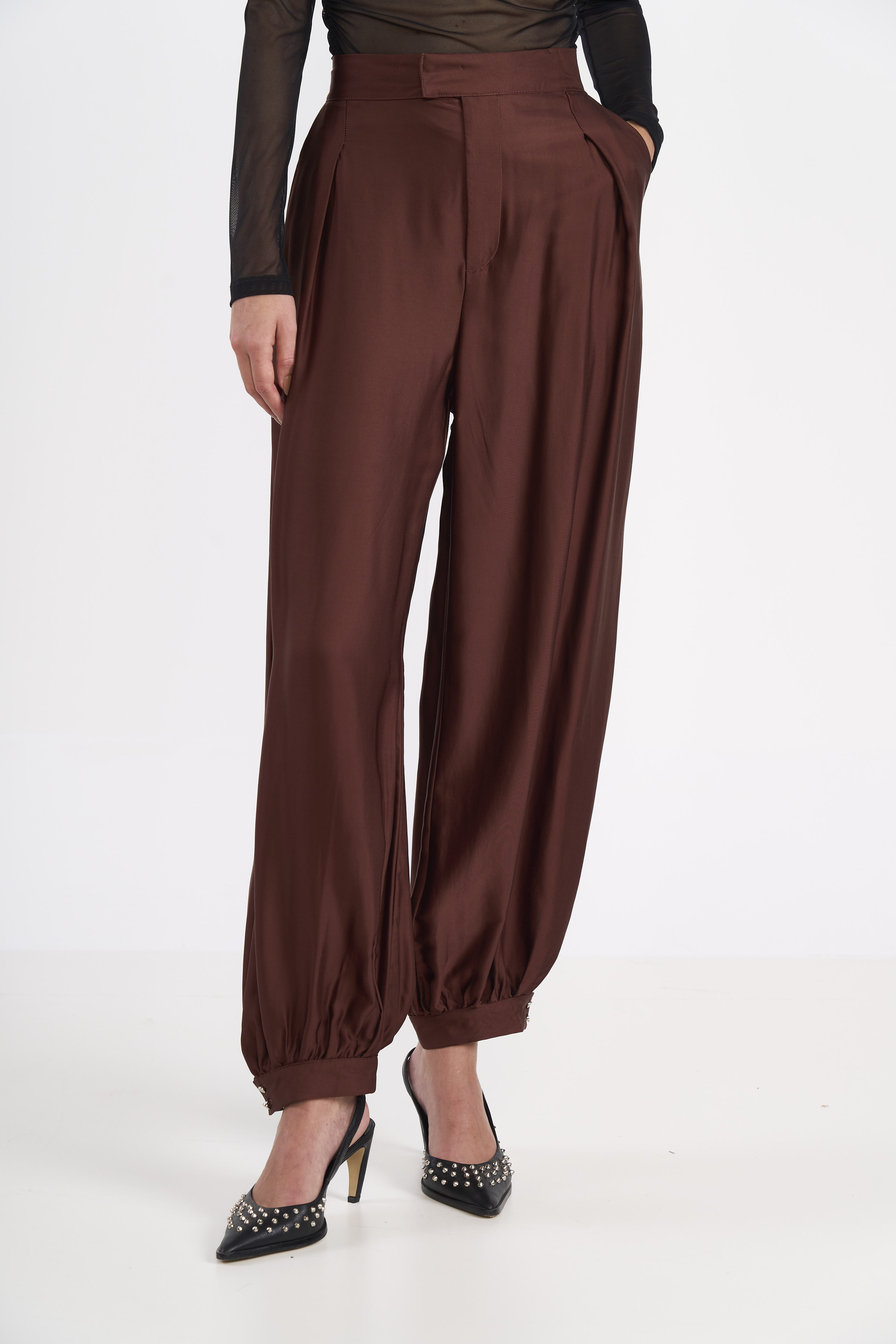 CALÇA COLCCI G MARROM BEATEN BROWN