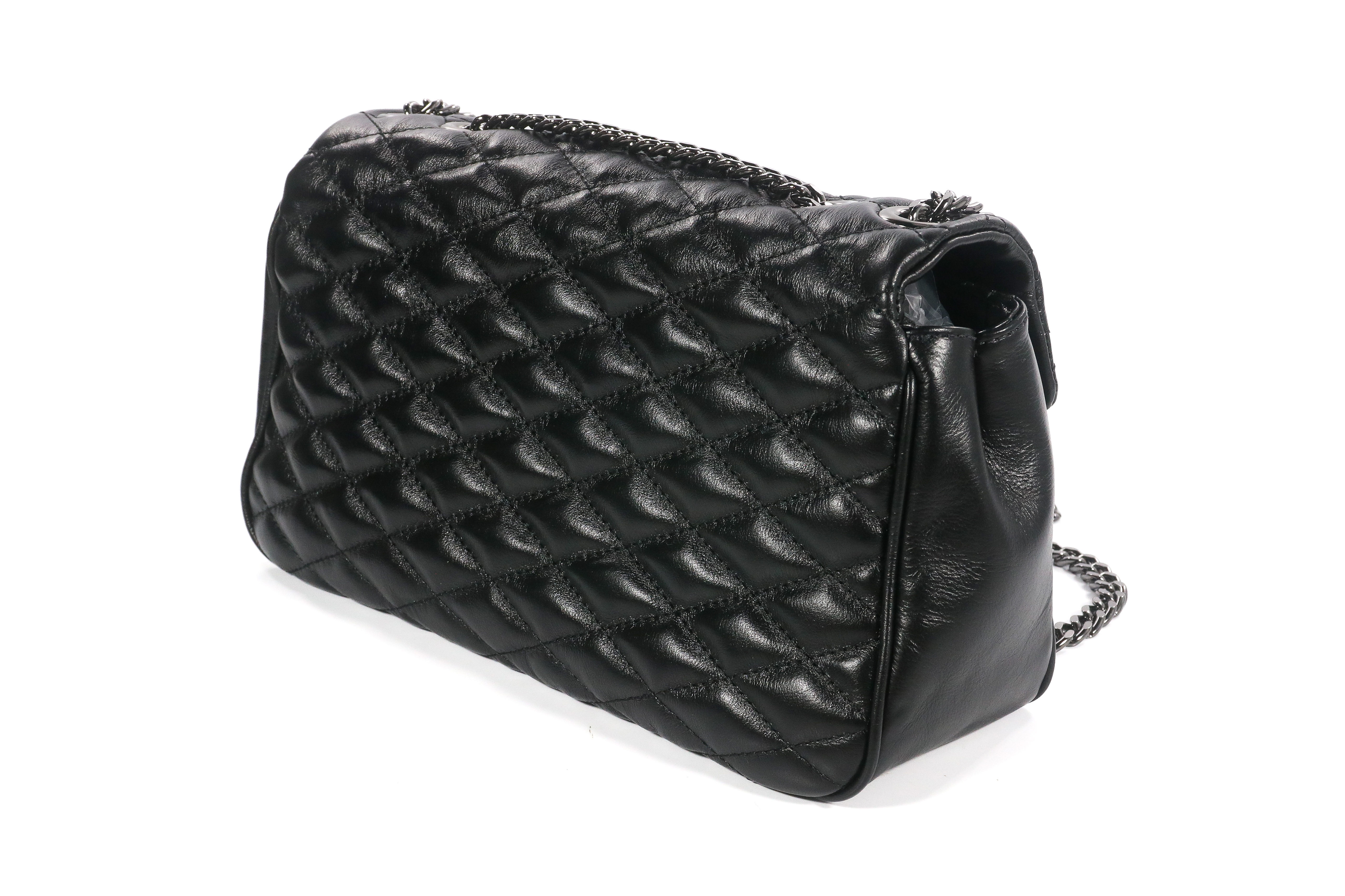BOLSA COLCCI SHOULDER KATE COURO U PRETO