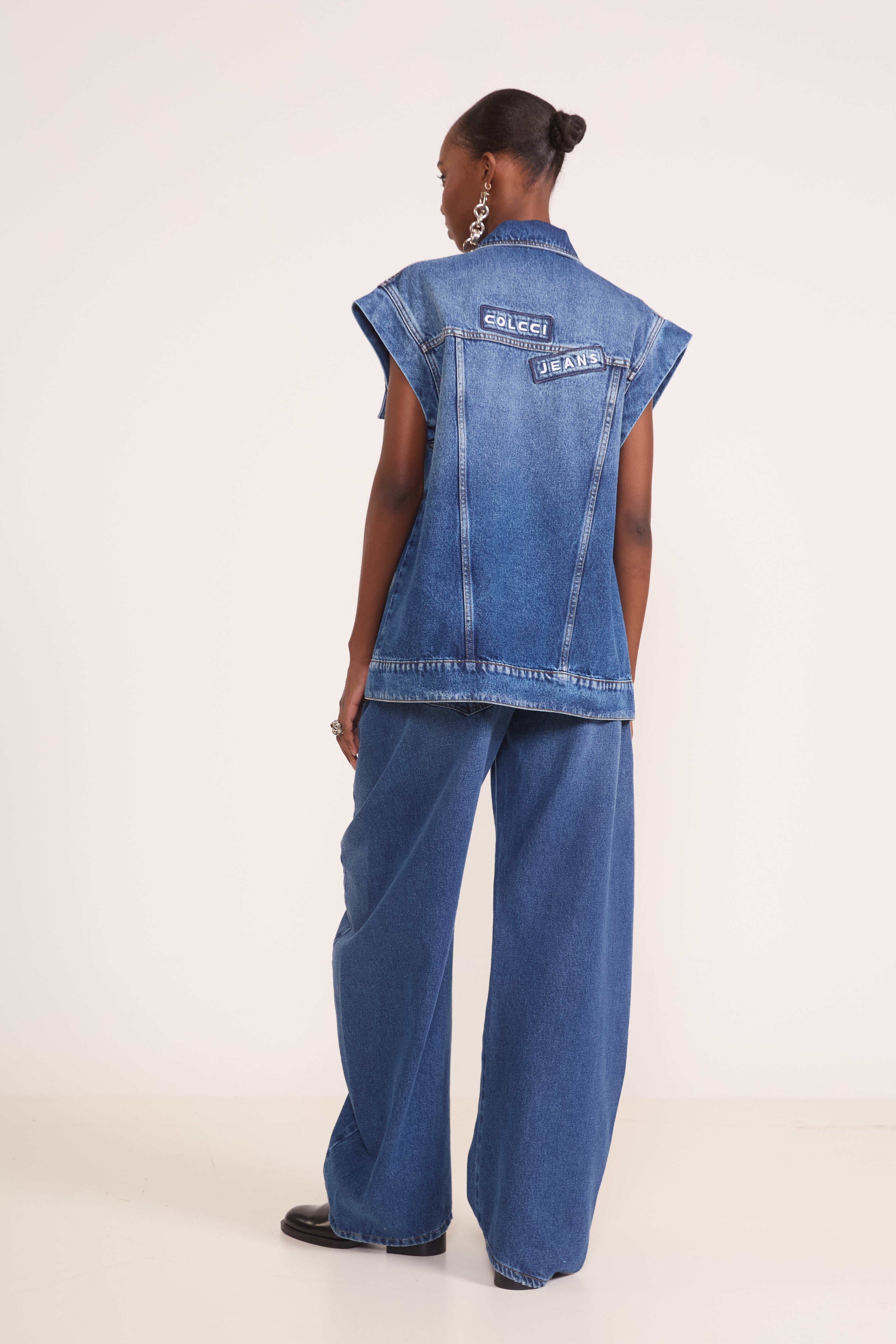 CALÇA JEANS BARCELONA 38 INDIGO