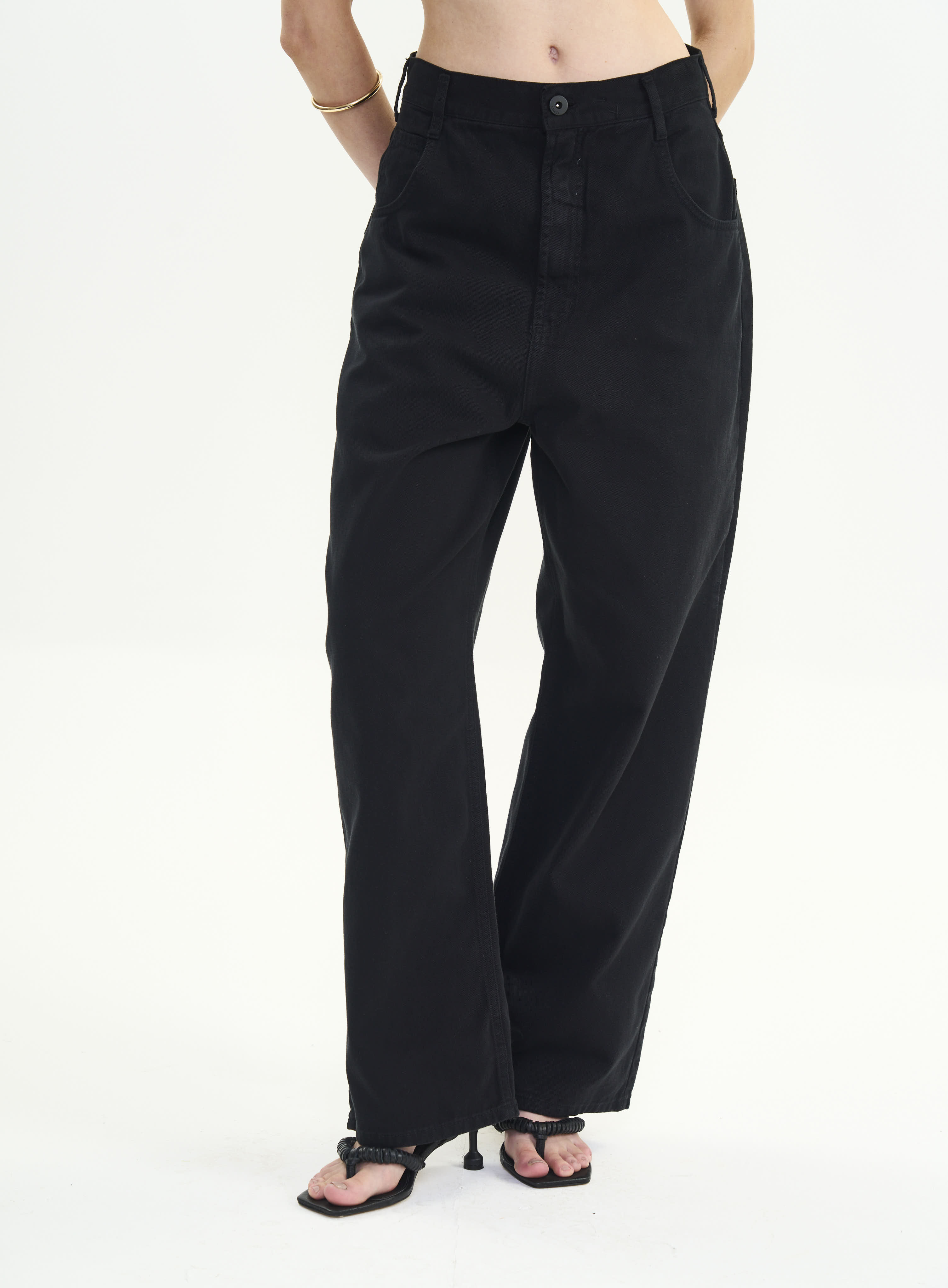 CALÇA SARJA LIVIA 34 PRETO