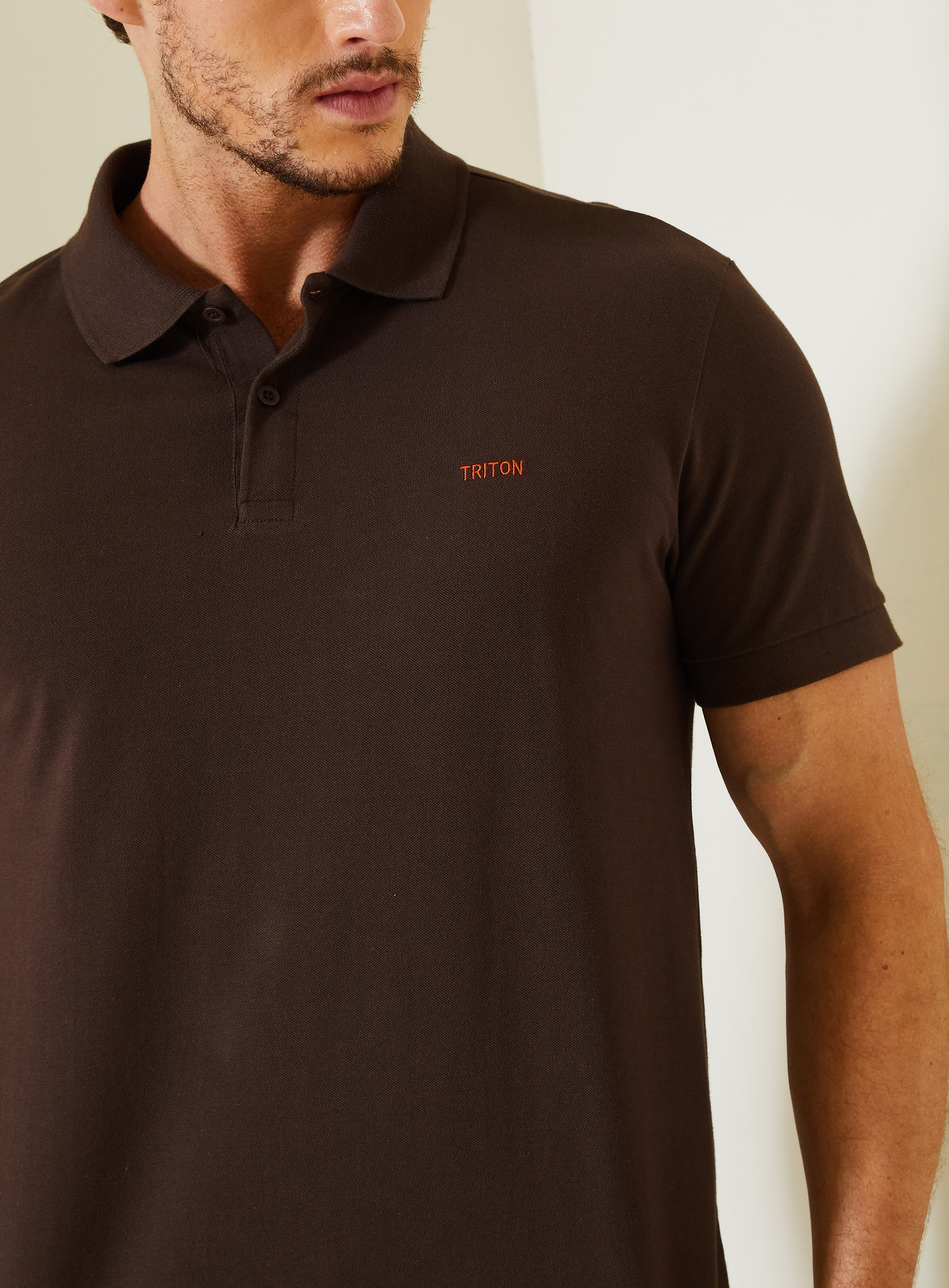 POLO TRITON GG MARROM NOBUCK