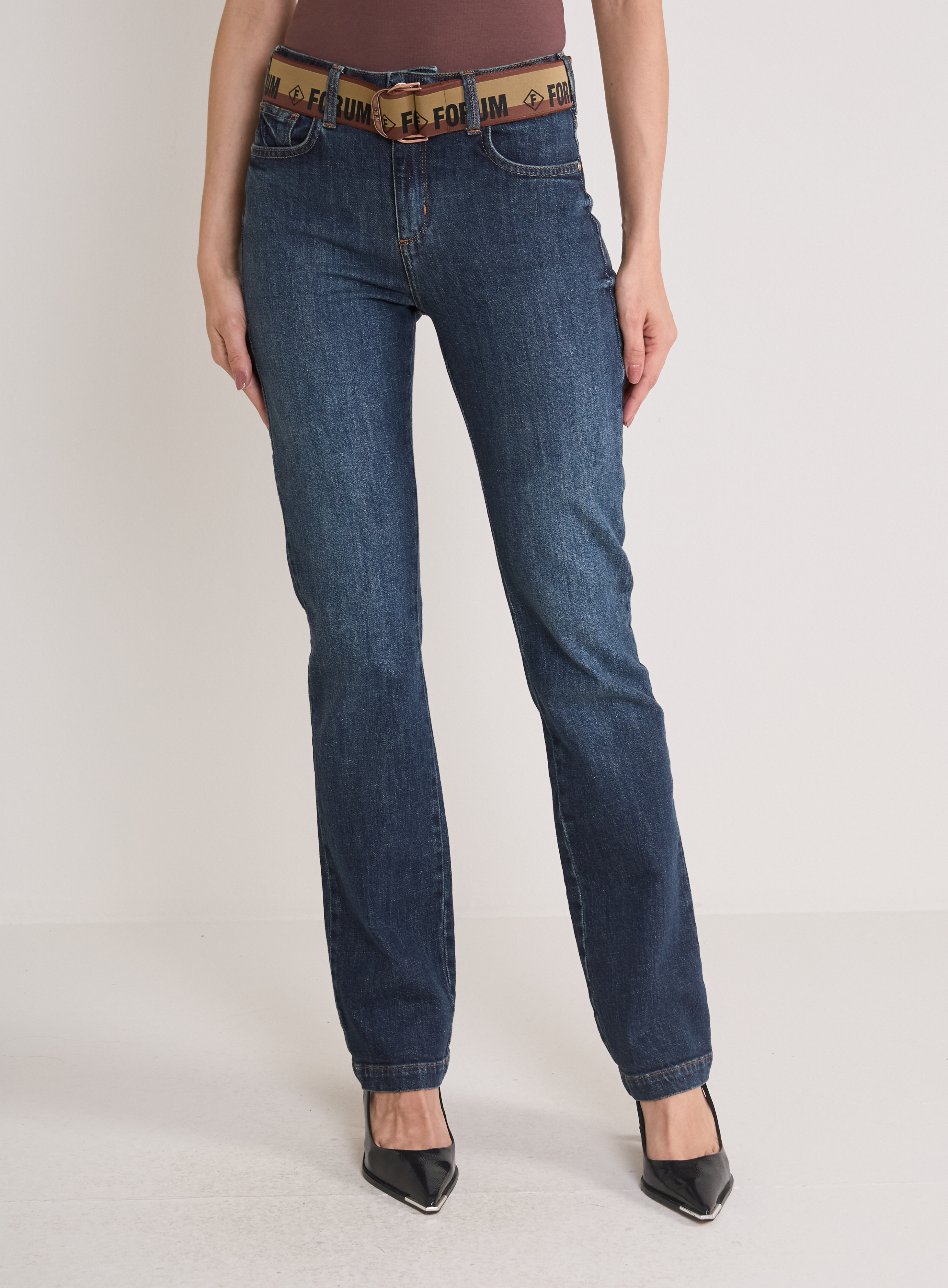 CALÇA JEANS MARISA 2 SLIM 38 INDIGO