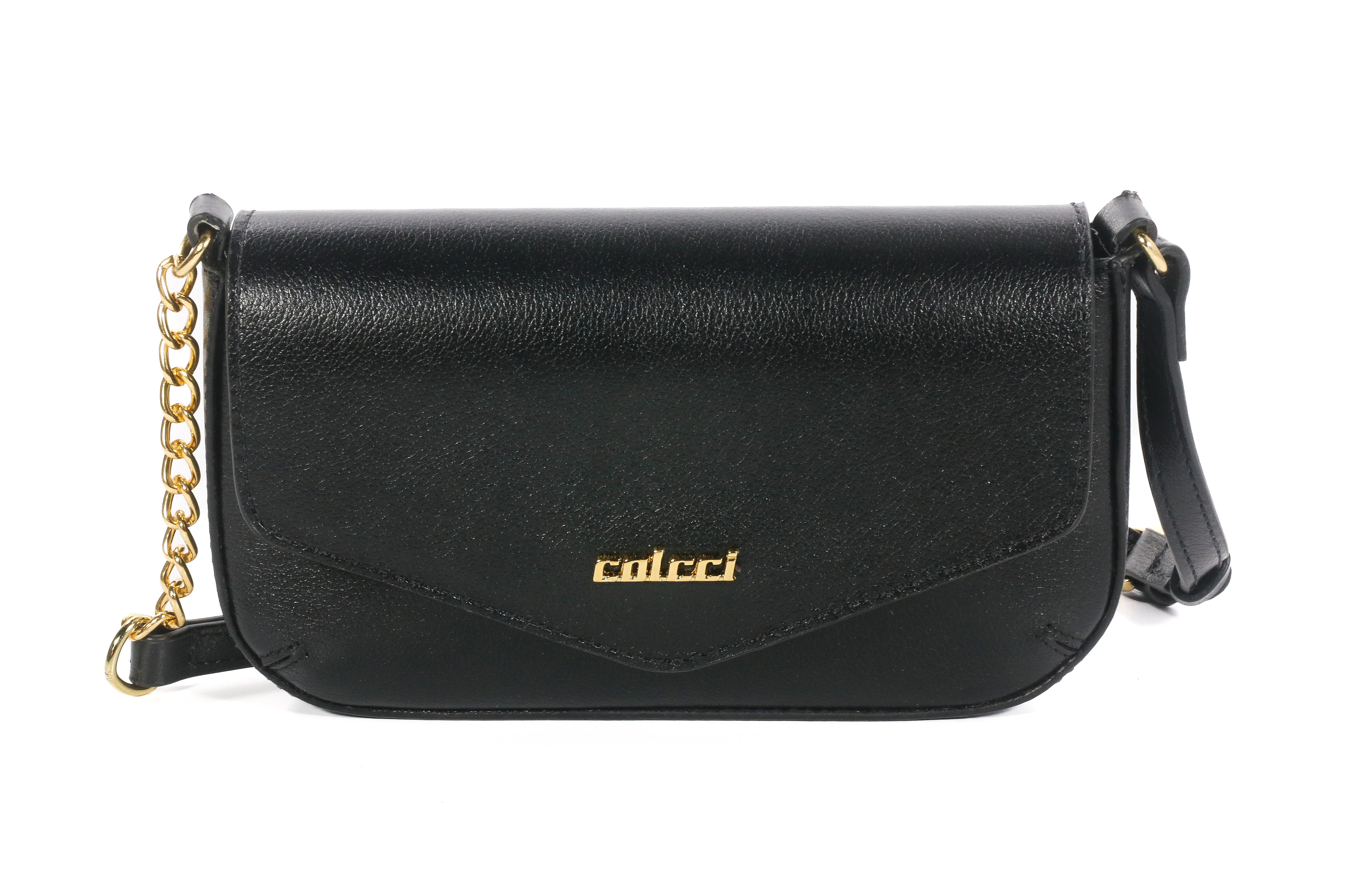 BOLSA COLCCI CROSSBODY COURO U MARROM DROME