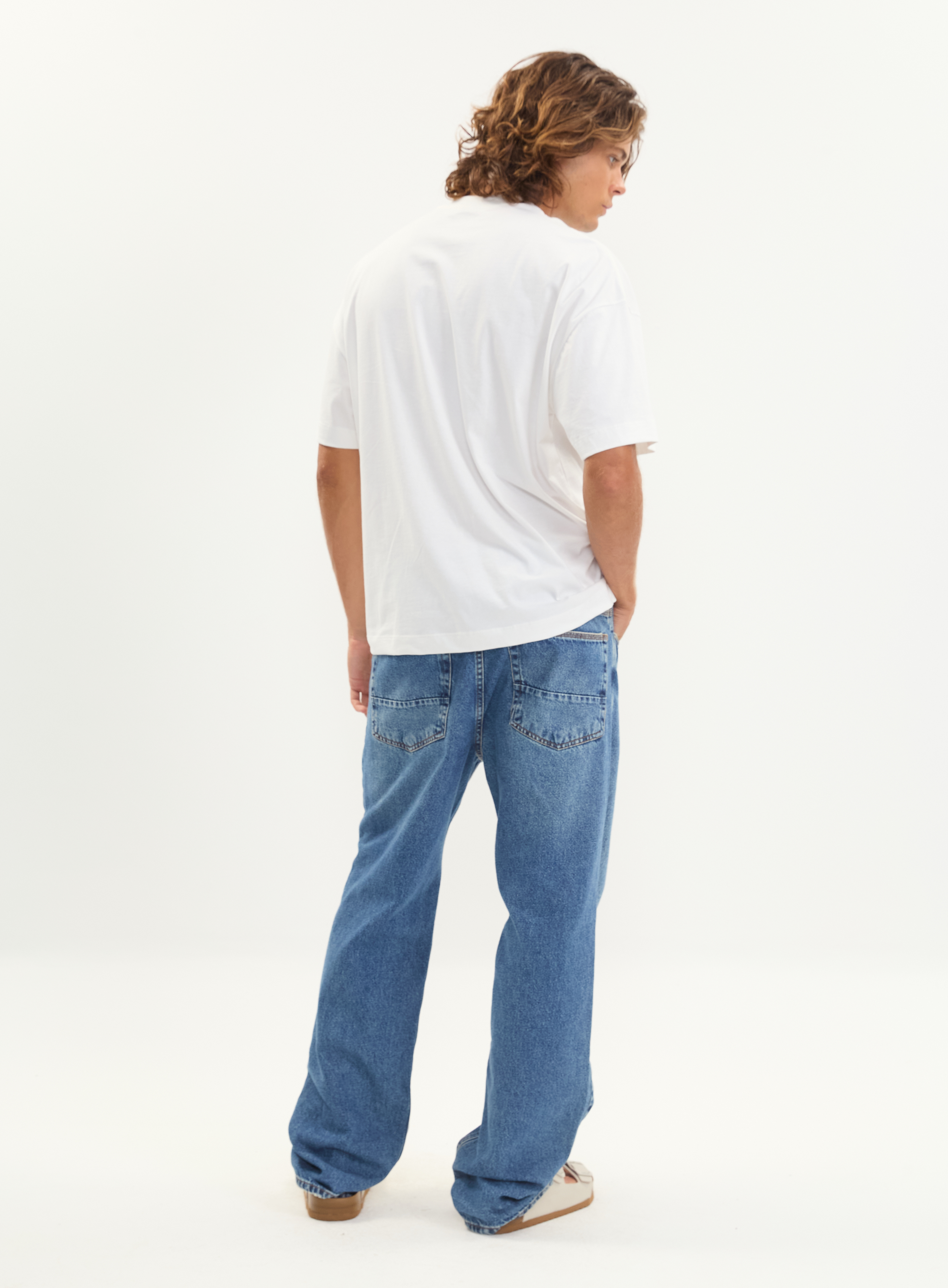 CALÇA JEANS LOOSE 38 INDIGO